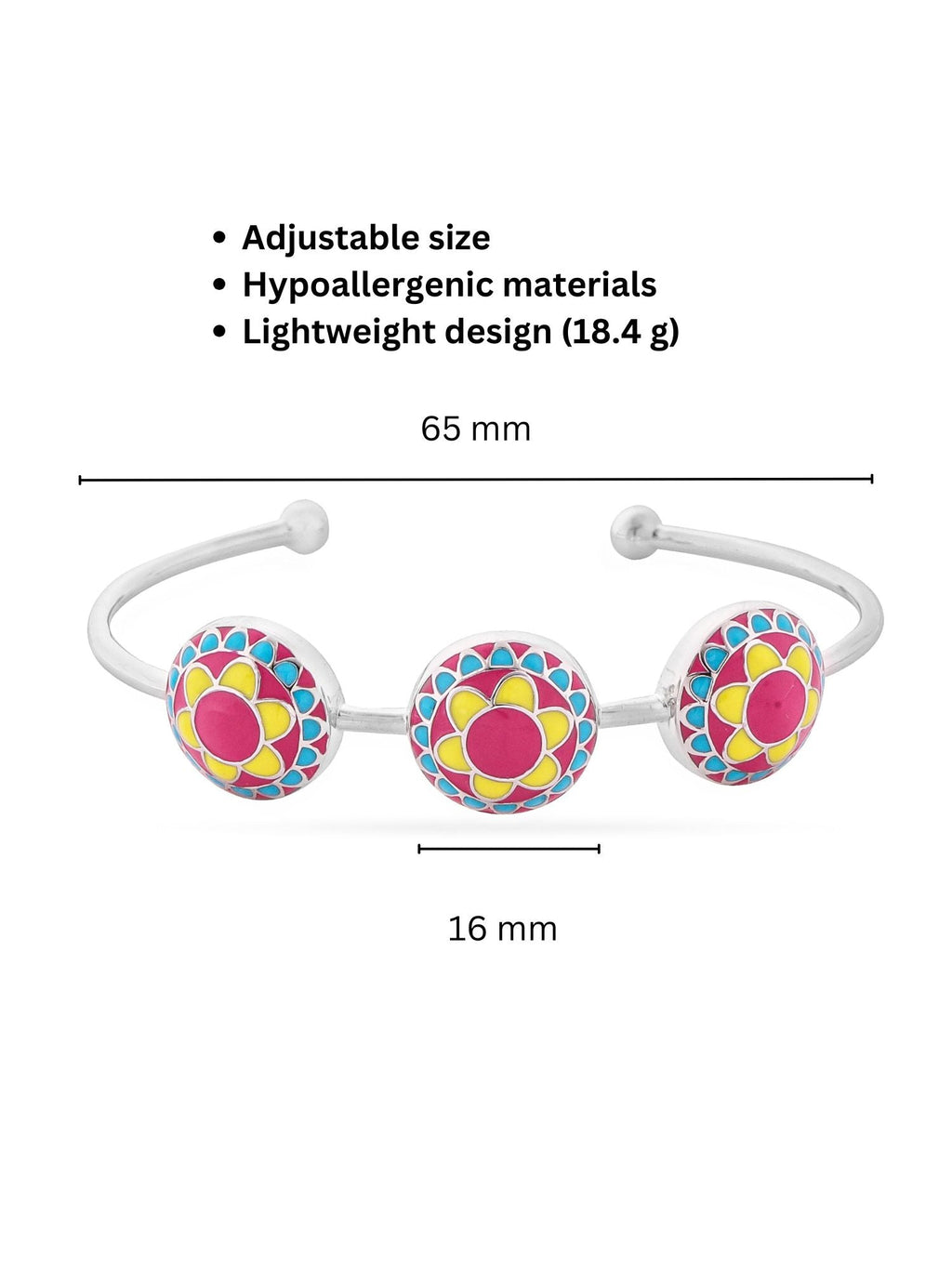 Sunburst Harmony Cuff Bracelet