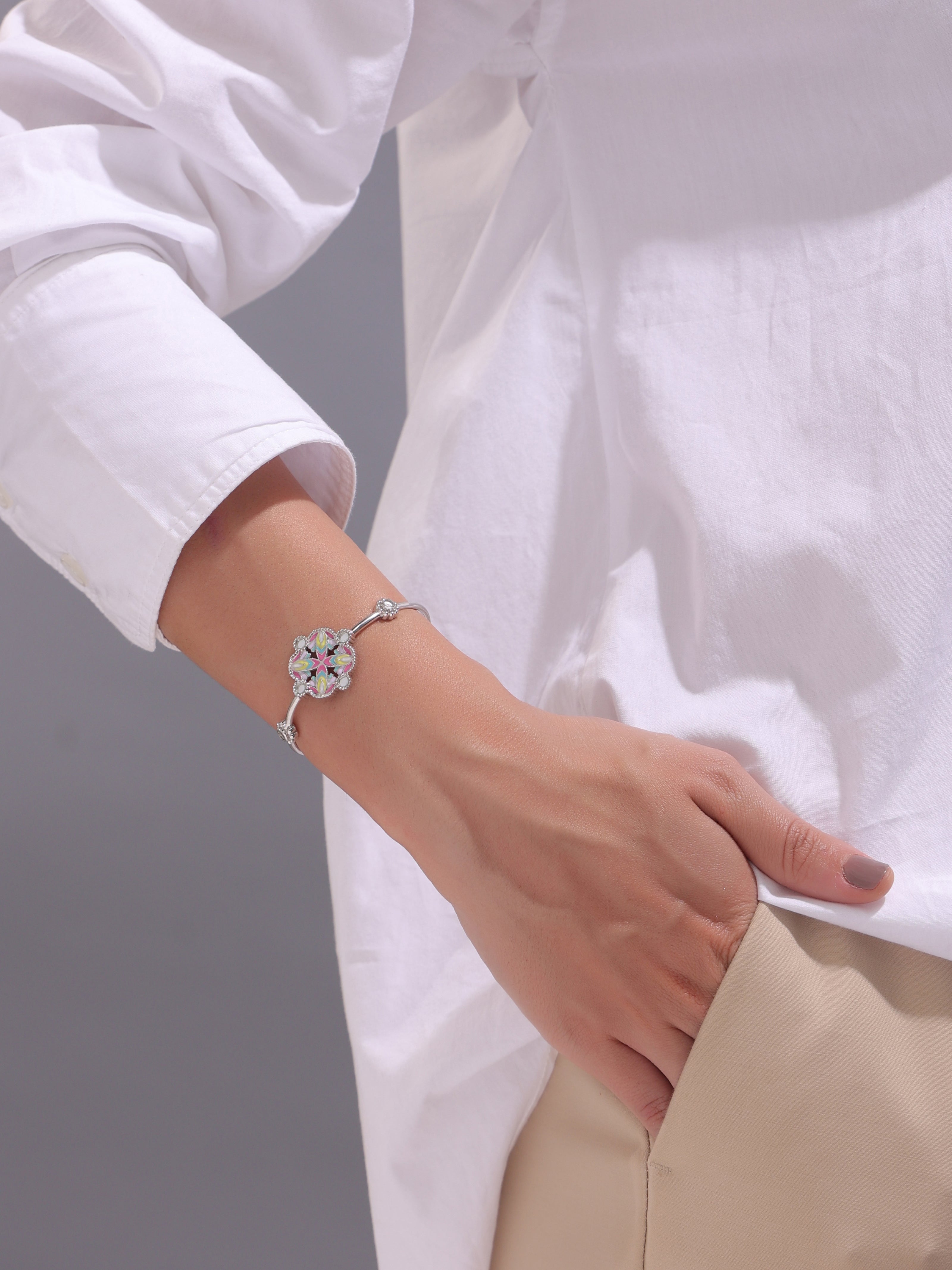 Nubian Bloom Cuff Bracelet