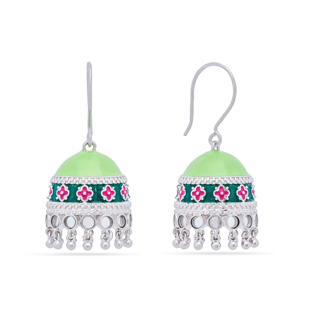 Verdant Dream Jhumka Earrings