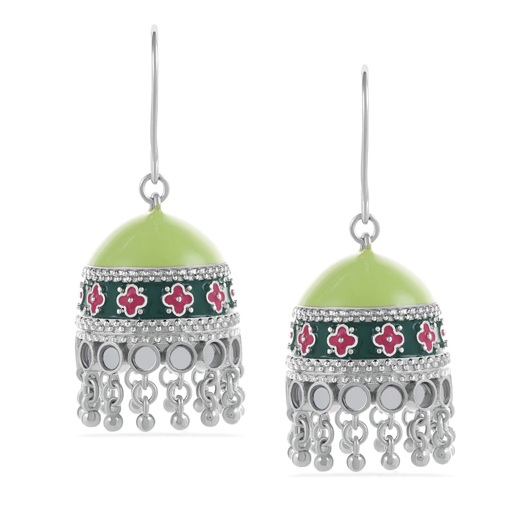 Verdant Dream Jhumka Earrings