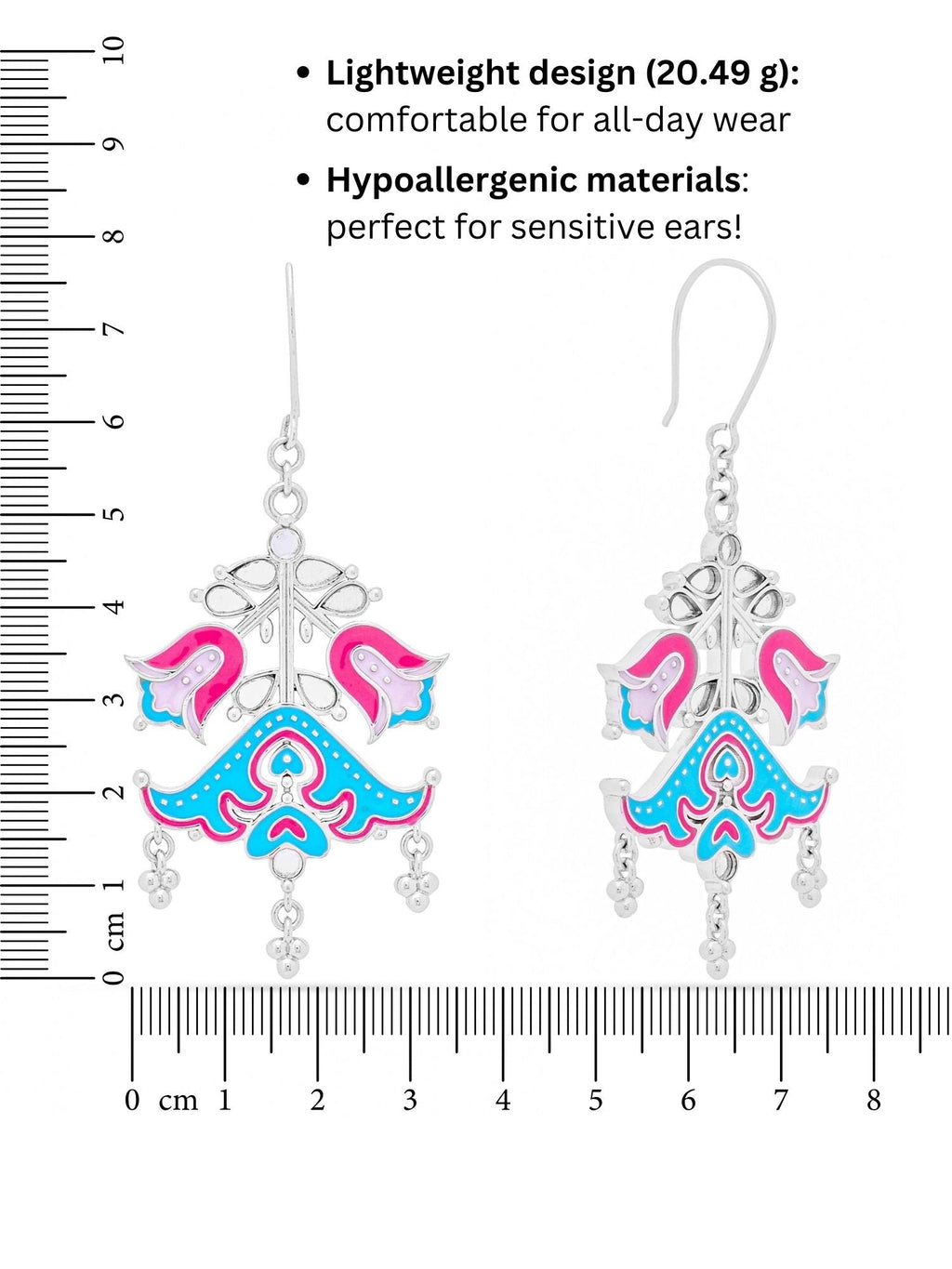 Fleeting Flora Dangler Earrings