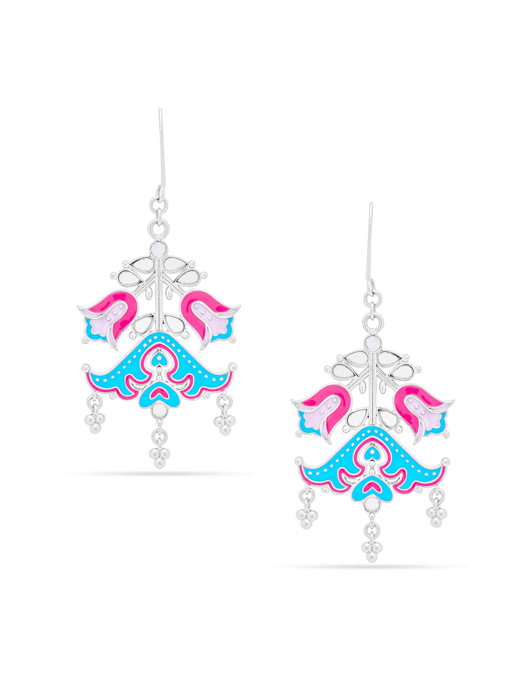 Fleeting Flora Dangler Earrings