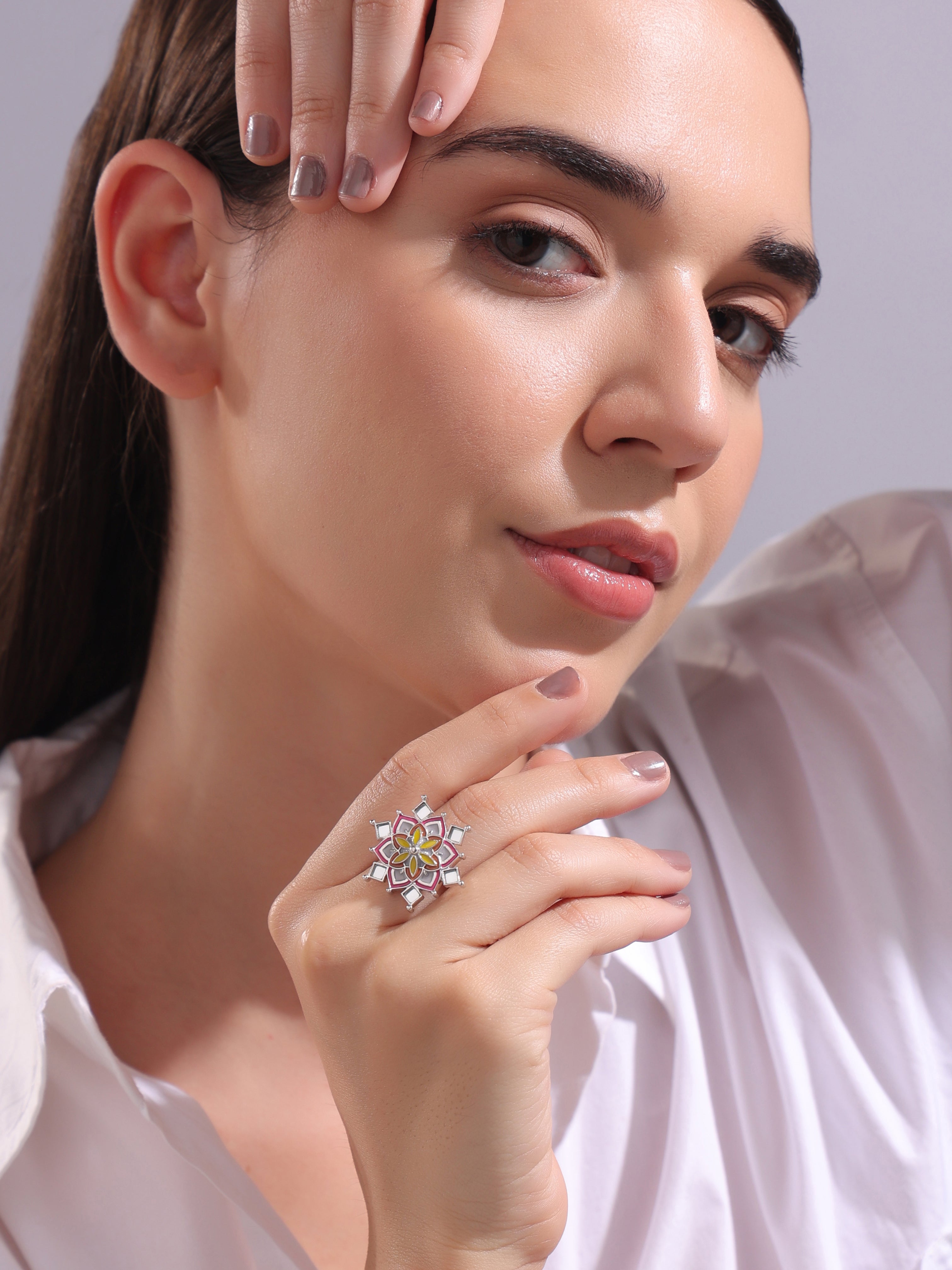 Celestial Lotus Ring