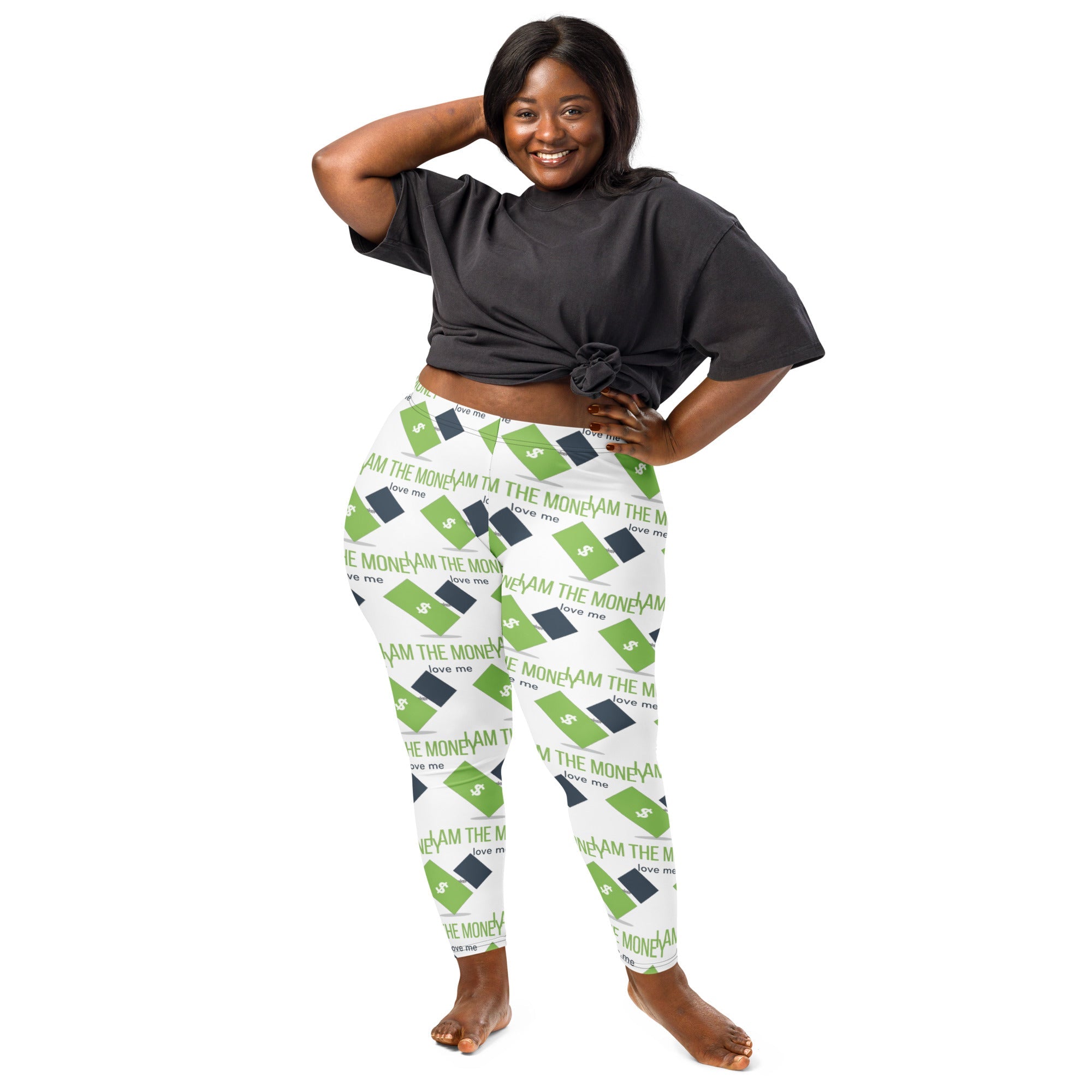 I AM THE MONEY All-over Leggings