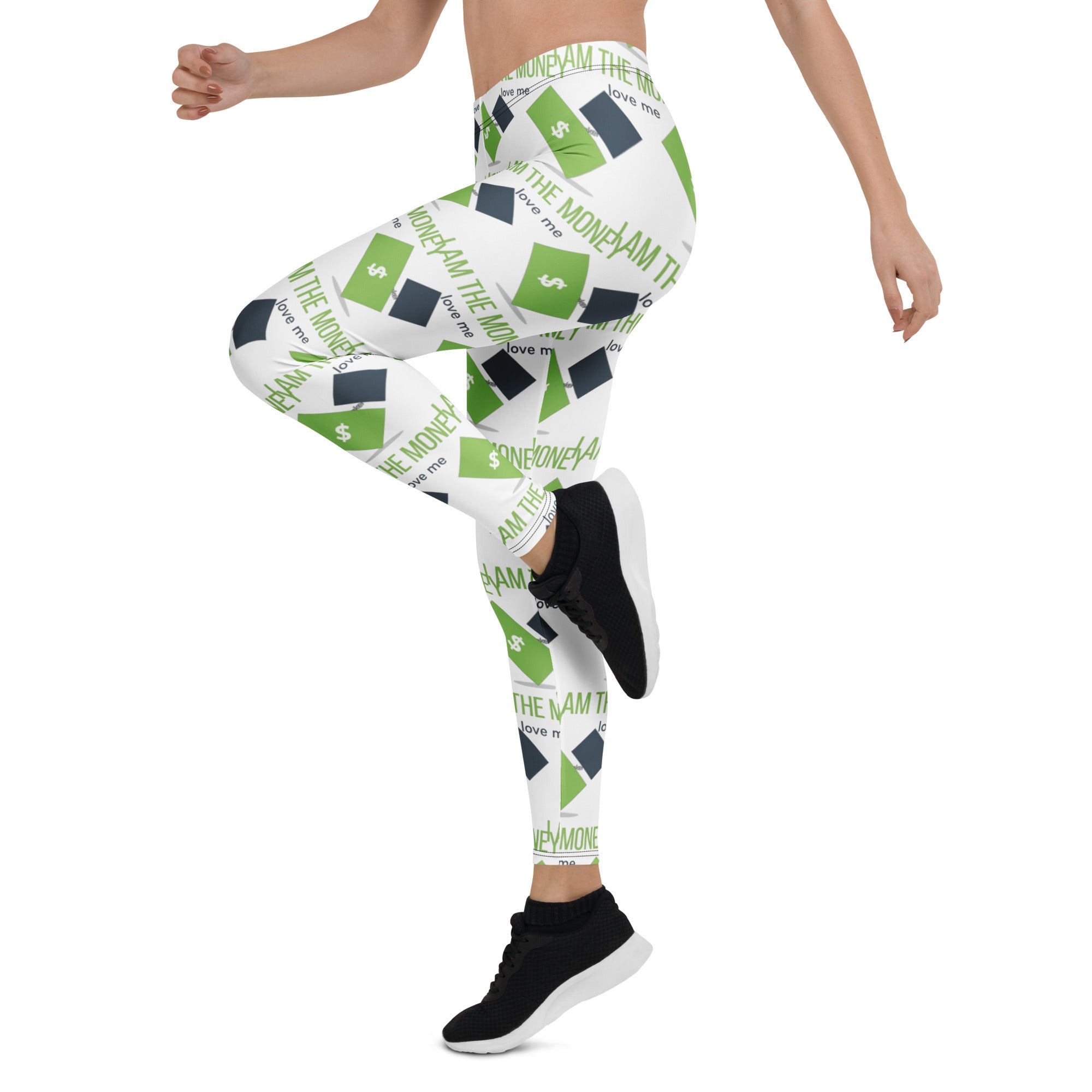 I AM THE MONEY All-over Leggings