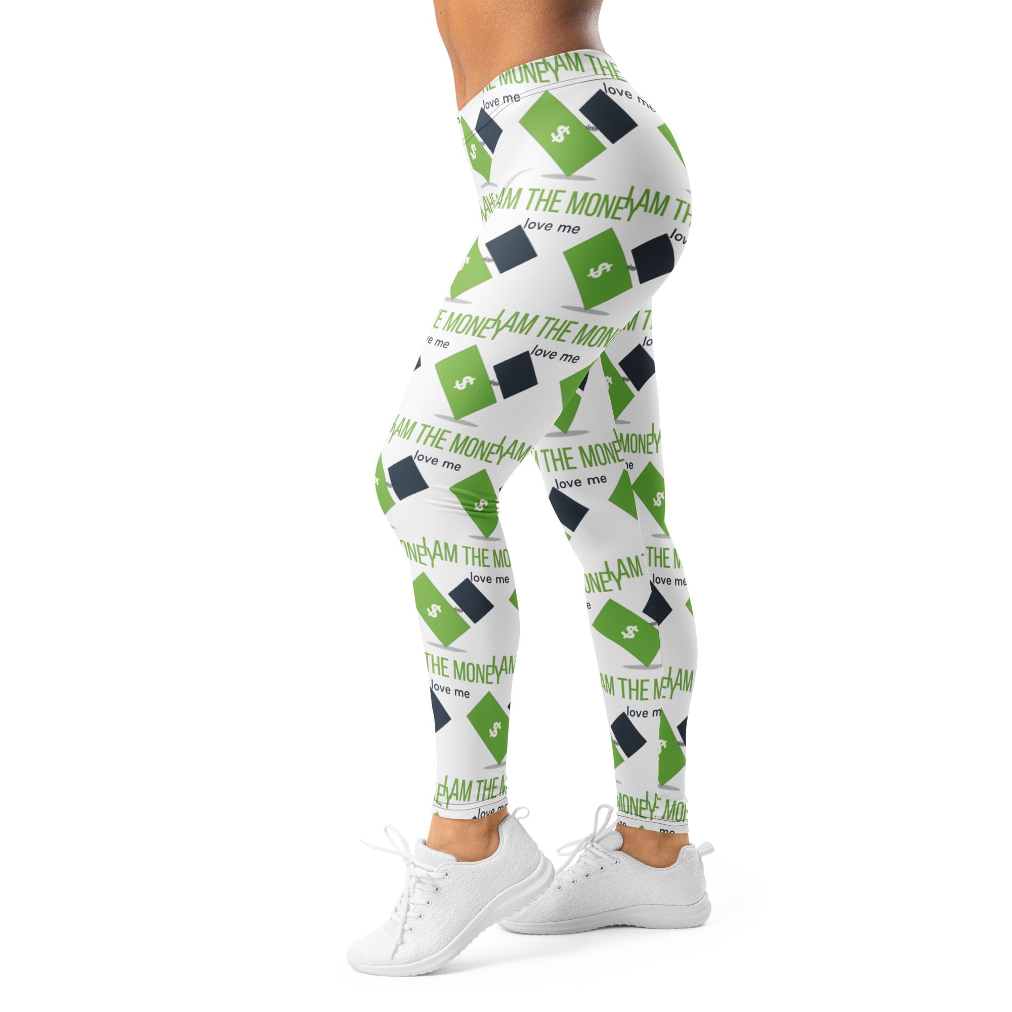 I AM THE MONEY All-over Leggings