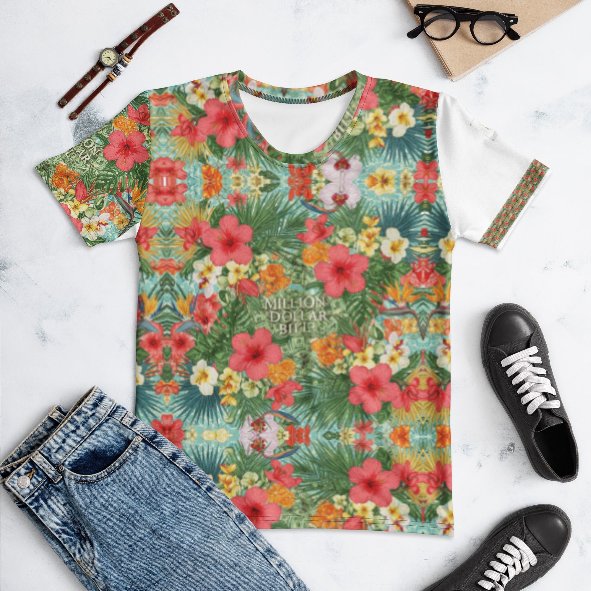 MDB Co "FLORAL FORTUNE" Women's T-shirt