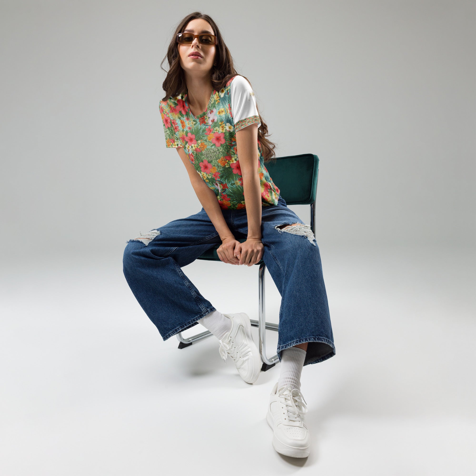 MDB Co "FLORAL FORTUNE" Women's T-shirt