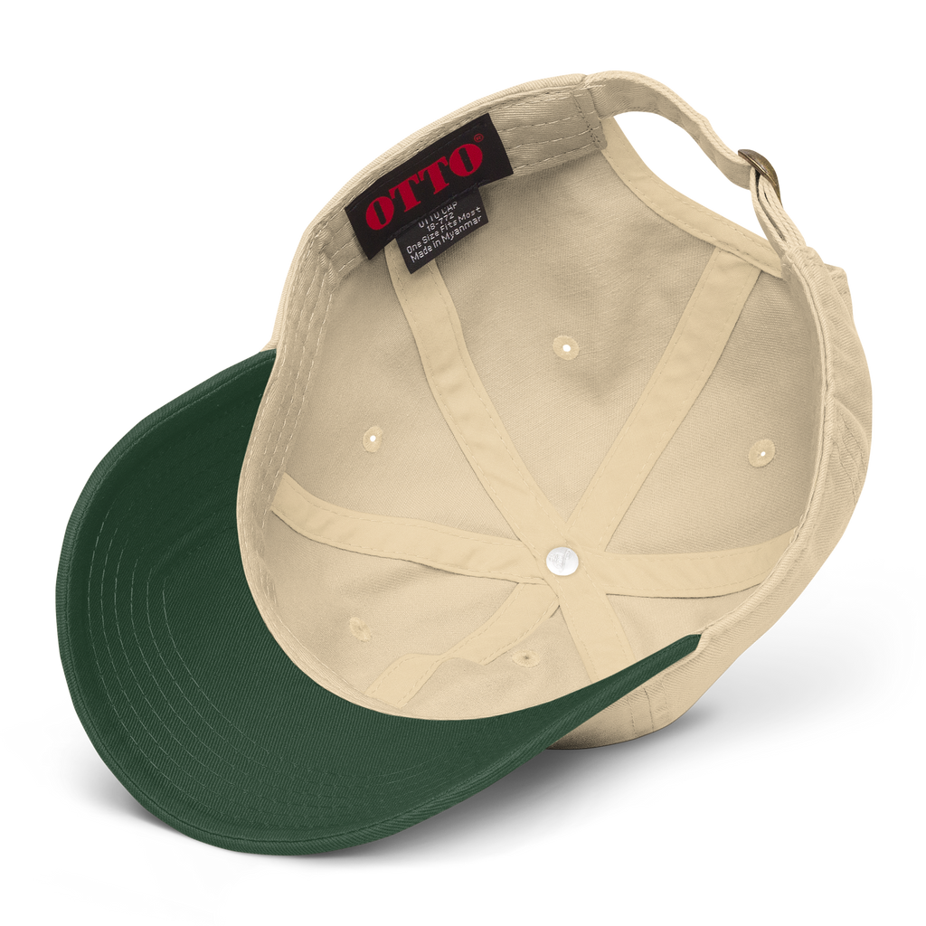 "I AM" WORTH Garment washed baseball cap