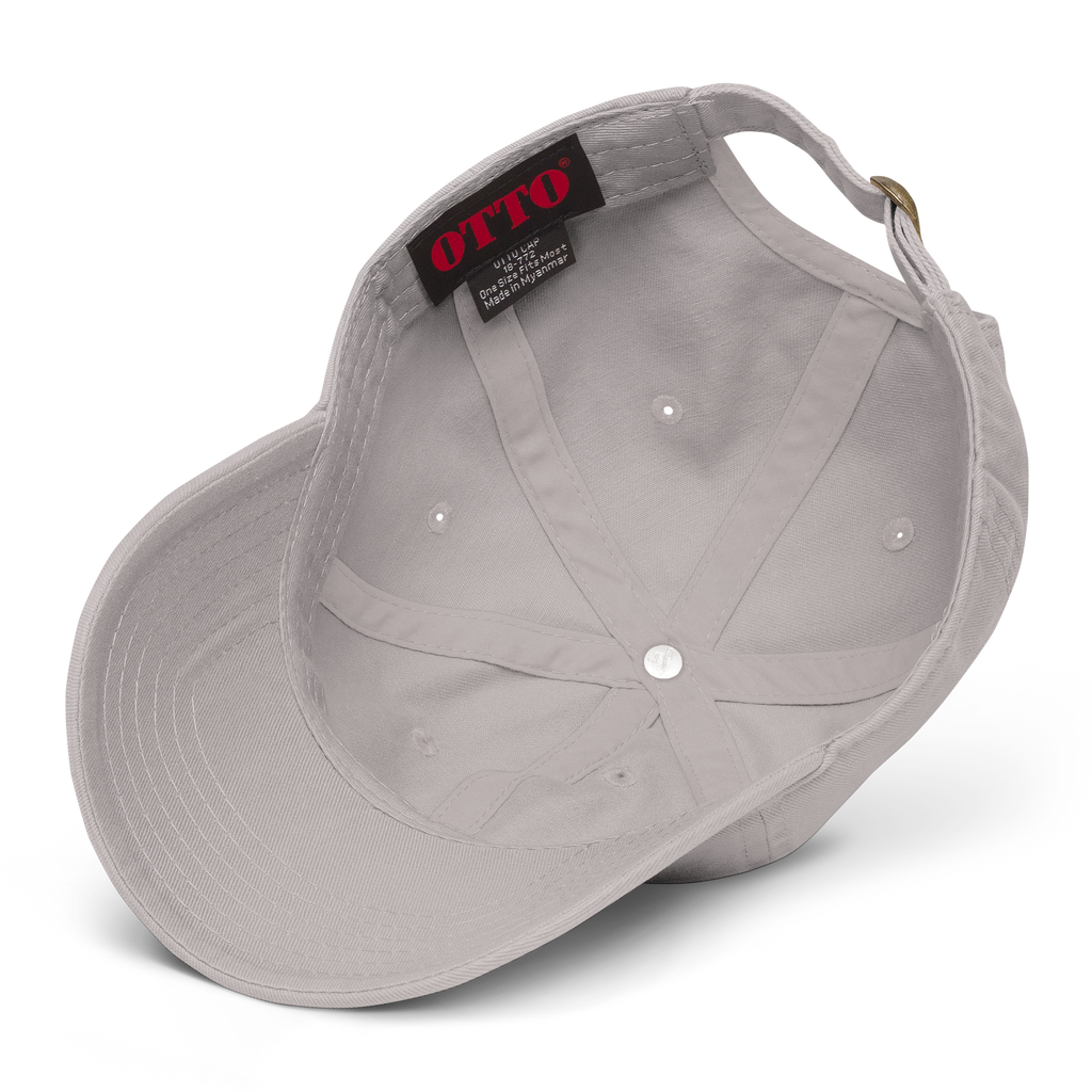 "I AM" WORTH Garment washed baseball cap