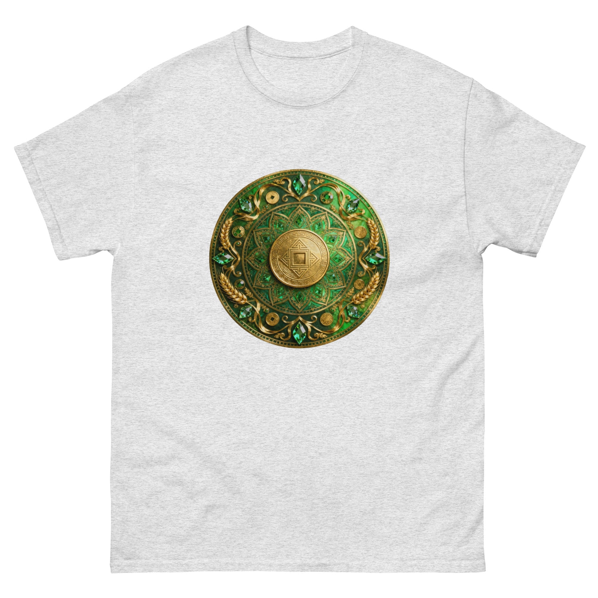 MDB Co. Prosperity Coin Mandala Classic Unisex 100% Cotton Everyday Tee