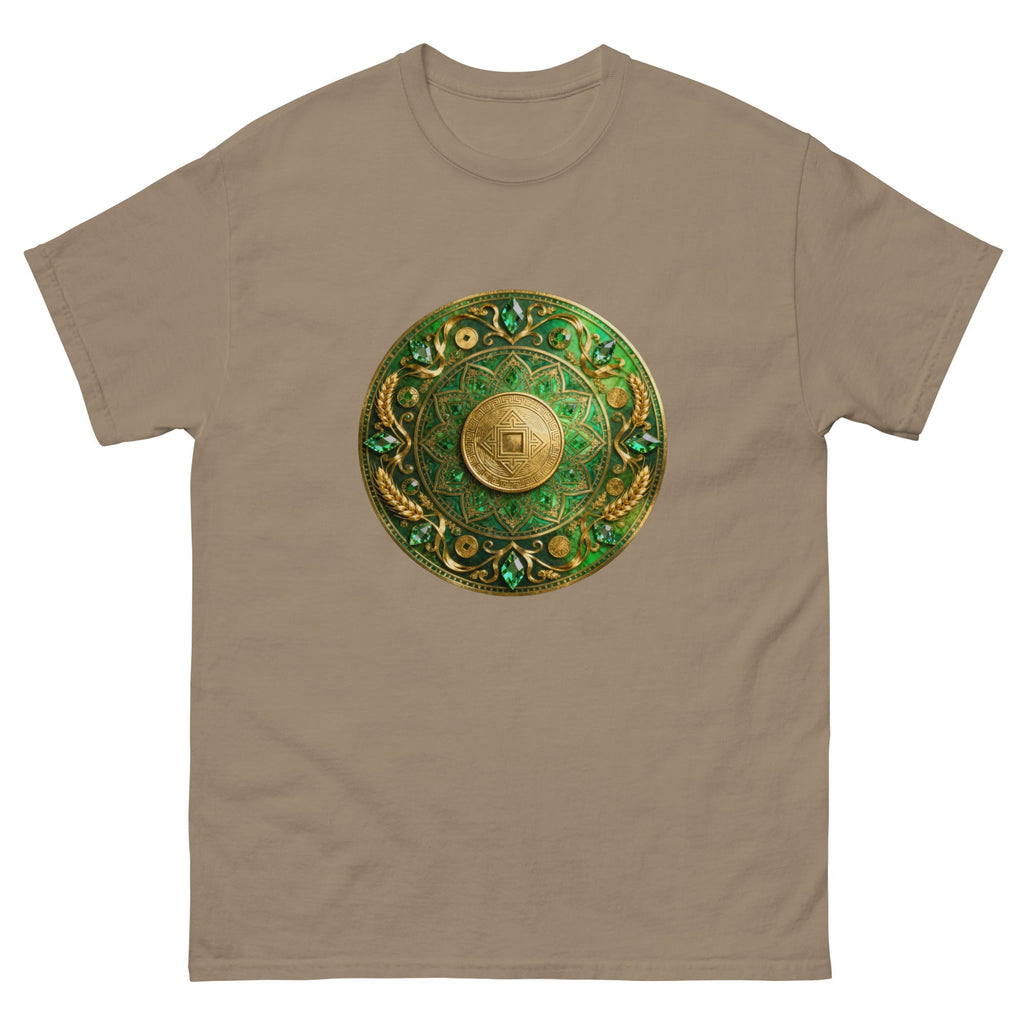 MDB Co. Prosperity Coin Mandala Classic Unisex 100% Cotton Everyday Tee