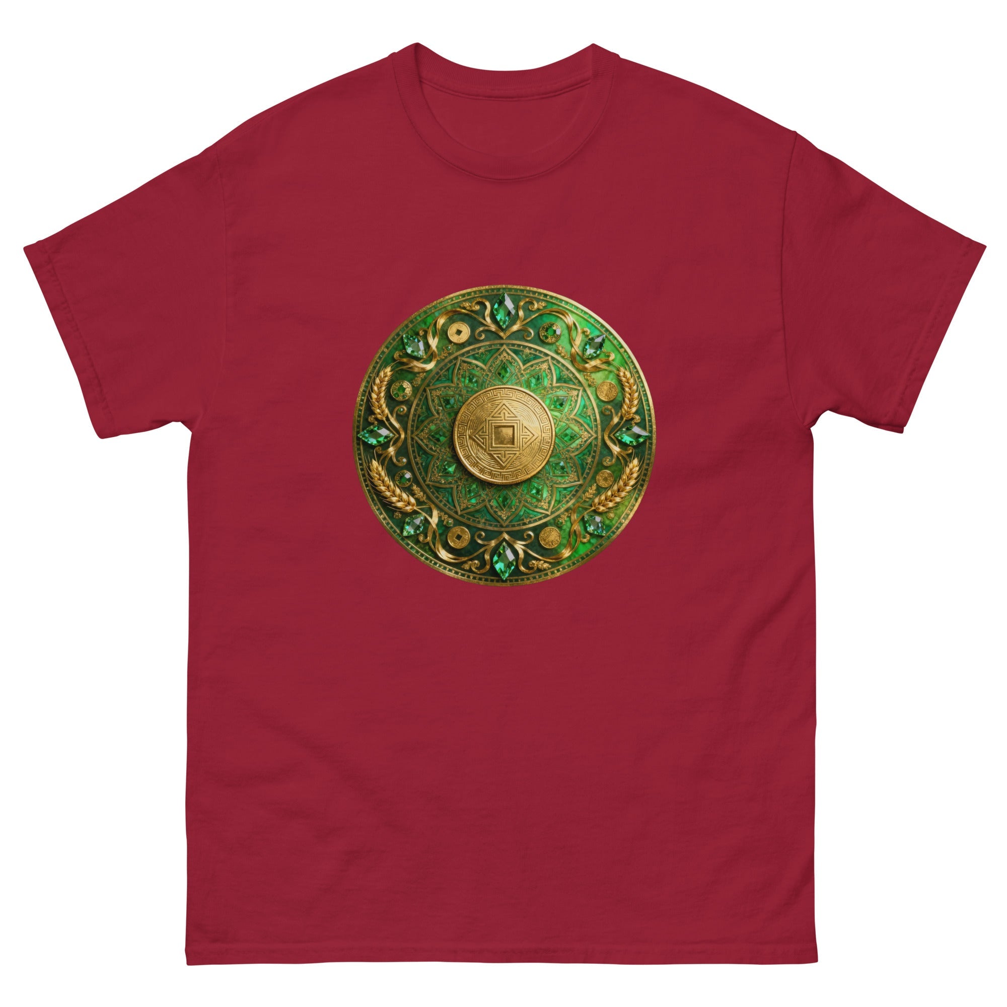 MDB Co. Prosperity Coin Mandala Classic Unisex 100% Cotton Everyday Tee
