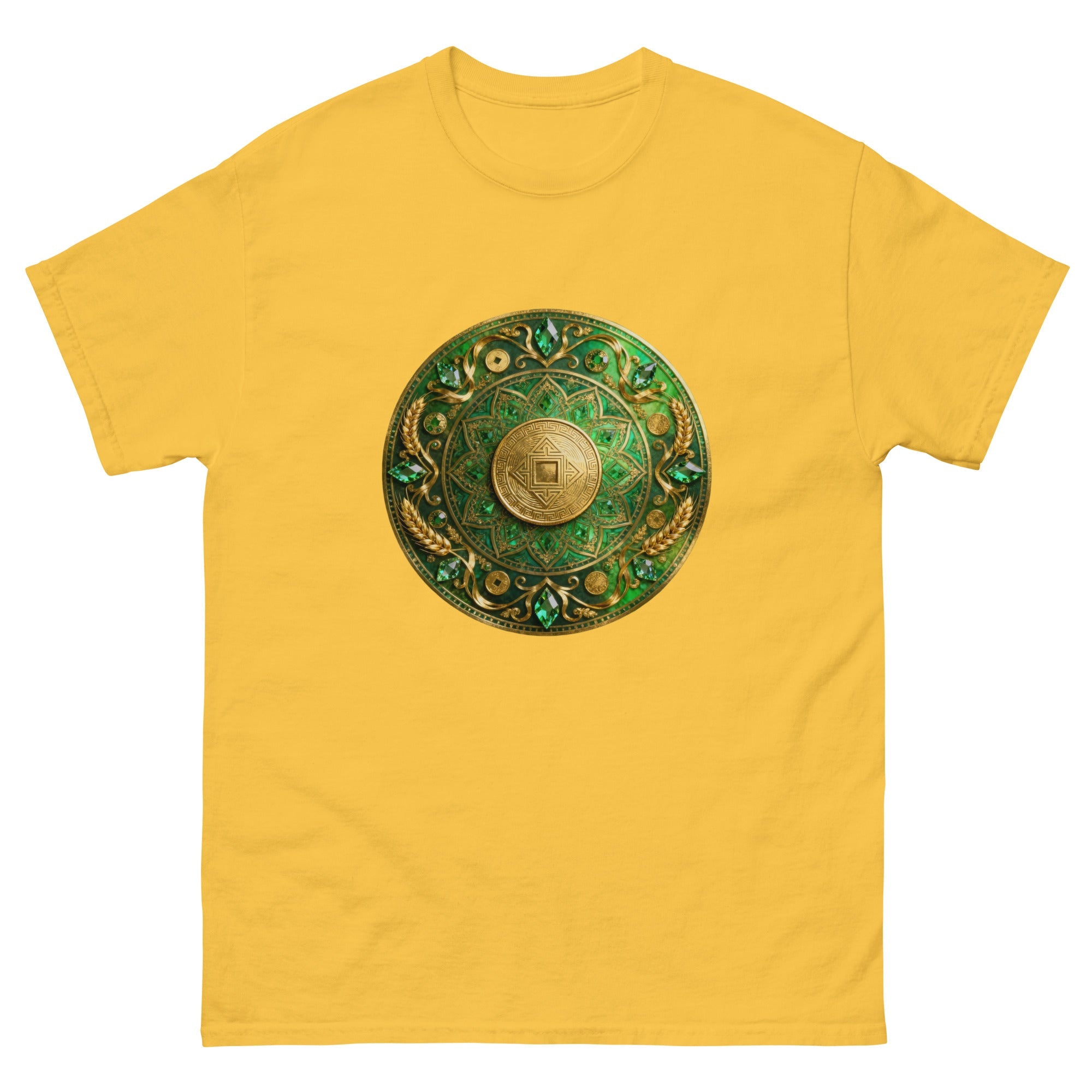 MDB Co. Prosperity Coin Mandala Classic Unisex 100% Cotton Everyday Tee