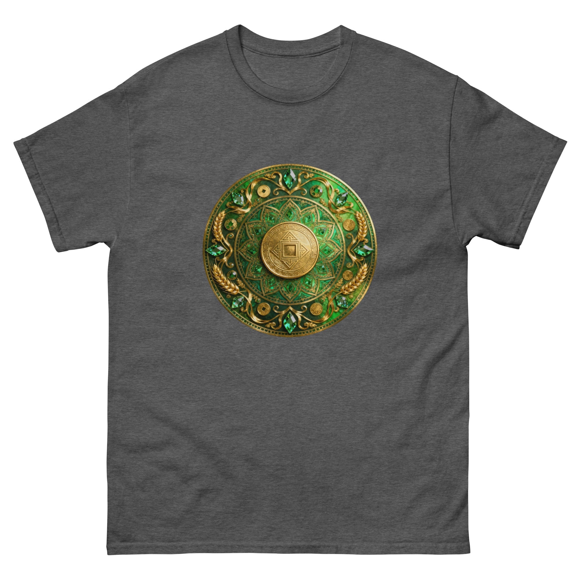 MDB Co. Prosperity Coin Mandala Classic Unisex 100% Cotton Everyday Tee
