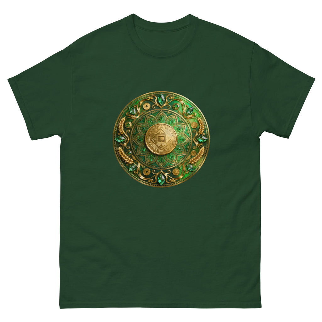 MDB Co. Prosperity Coin Mandala Classic Unisex 100% Cotton Everyday Tee