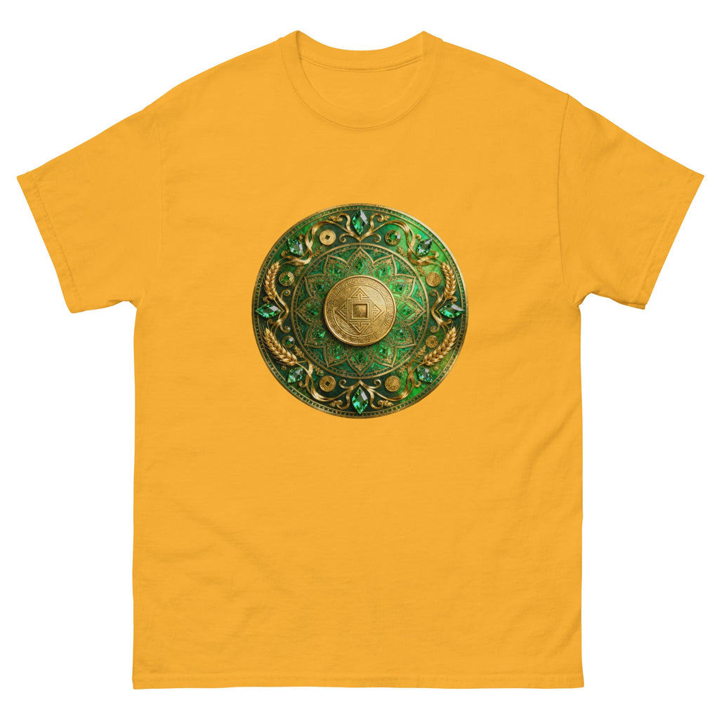 MDB Co. Prosperity Coin Mandala Classic Unisex 100% Cotton Everyday Tee