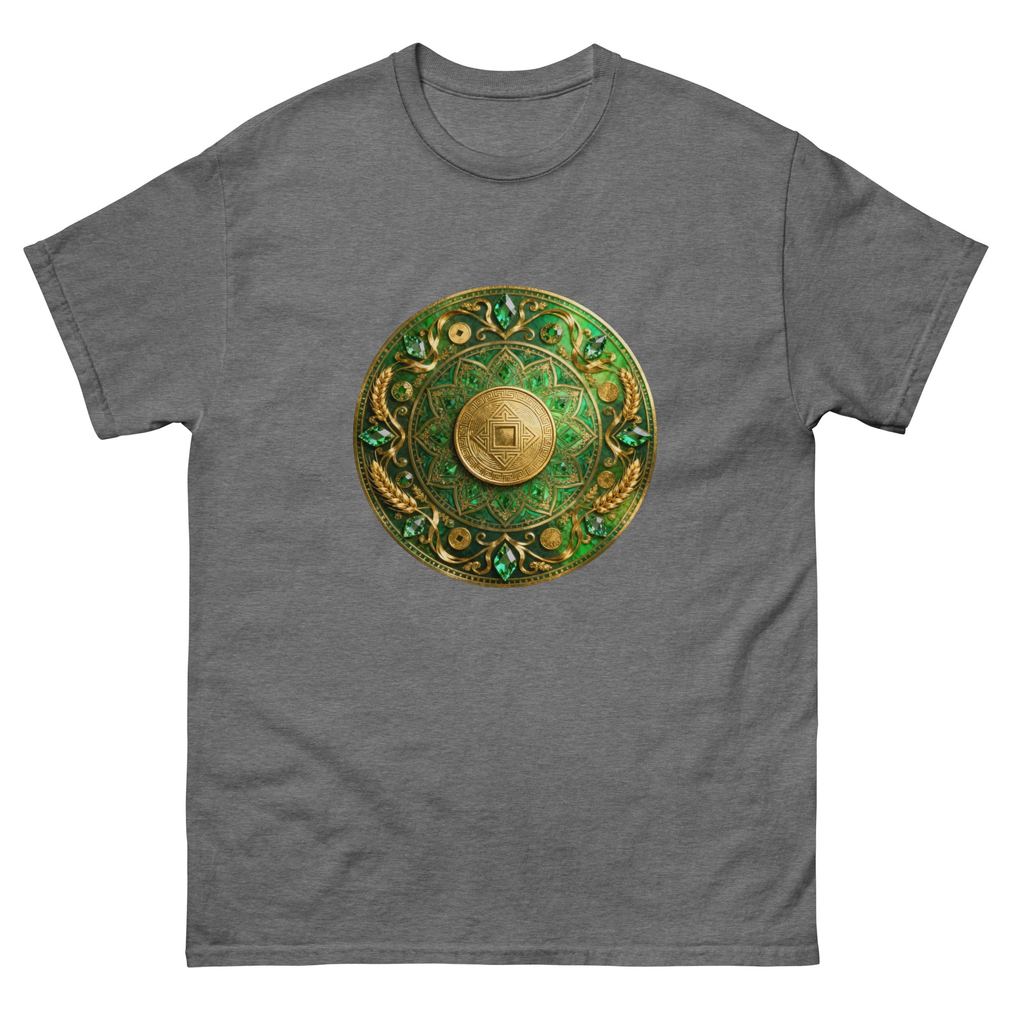 MDB Co. Prosperity Coin Mandala Classic Unisex 100% Cotton Everyday Tee