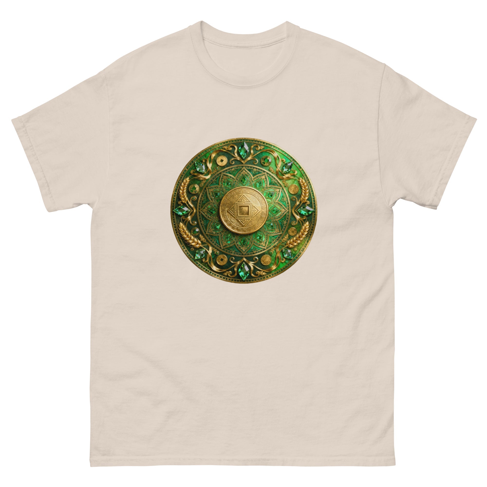 MDB Co. Prosperity Coin Mandala Classic Unisex 100% Cotton Everyday Tee