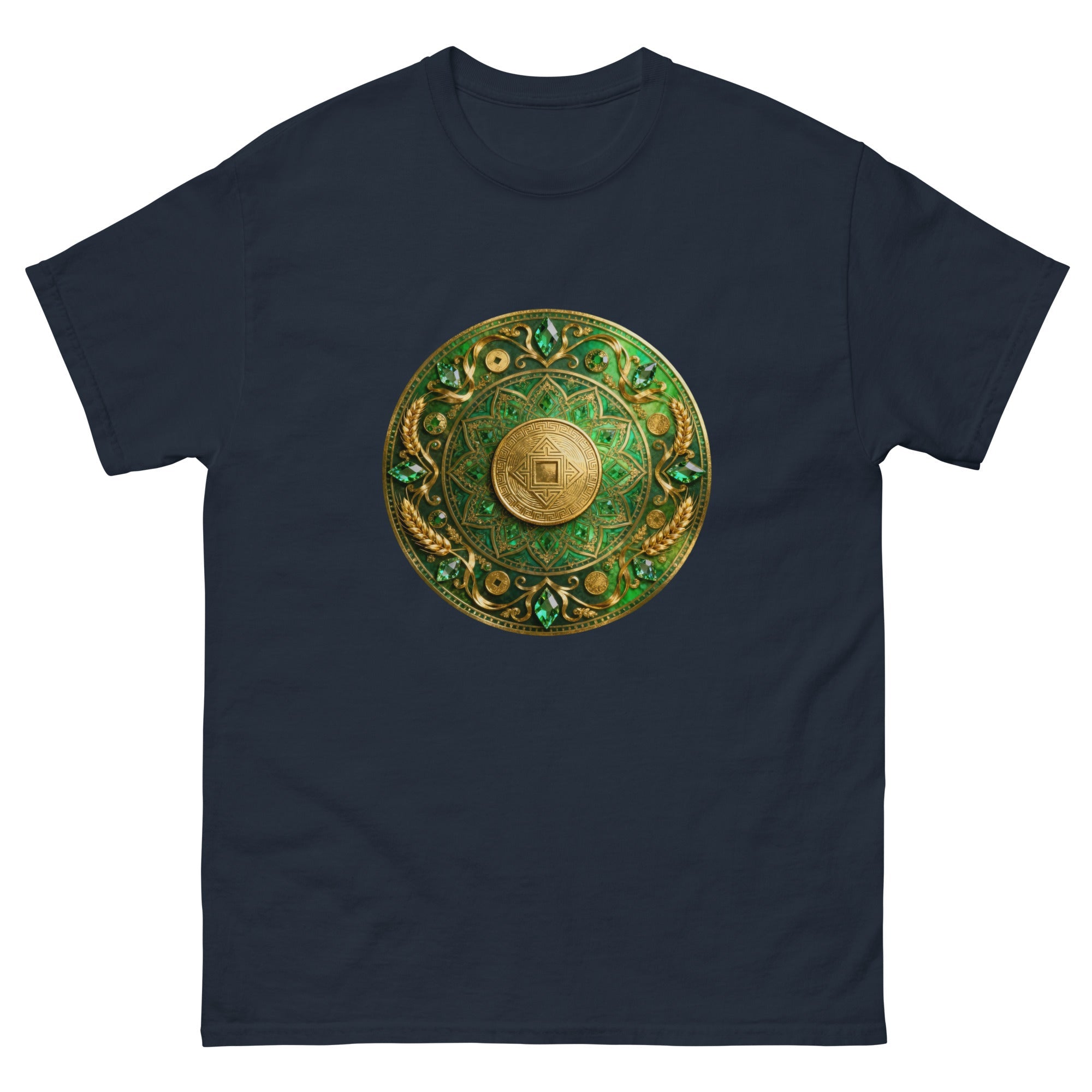 MDB Co. Prosperity Coin Mandala Classic Unisex 100% Cotton Everyday Tee