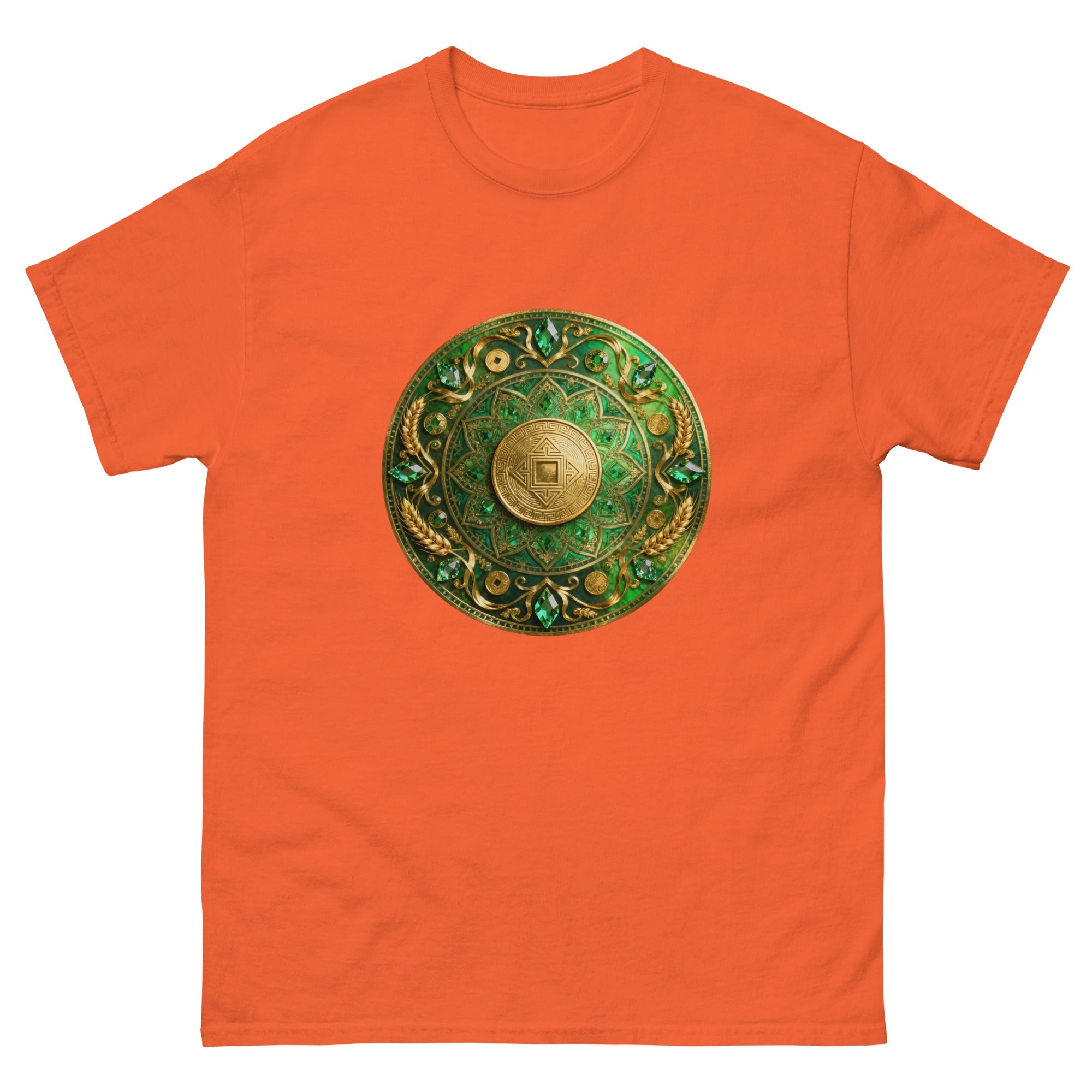 MDB Co. Prosperity Coin Mandala Classic Unisex 100% Cotton Everyday Tee