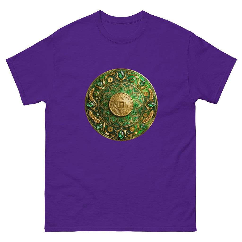 MDB Co. Prosperity Coin Mandala Classic Unisex 100% Cotton Everyday Tee