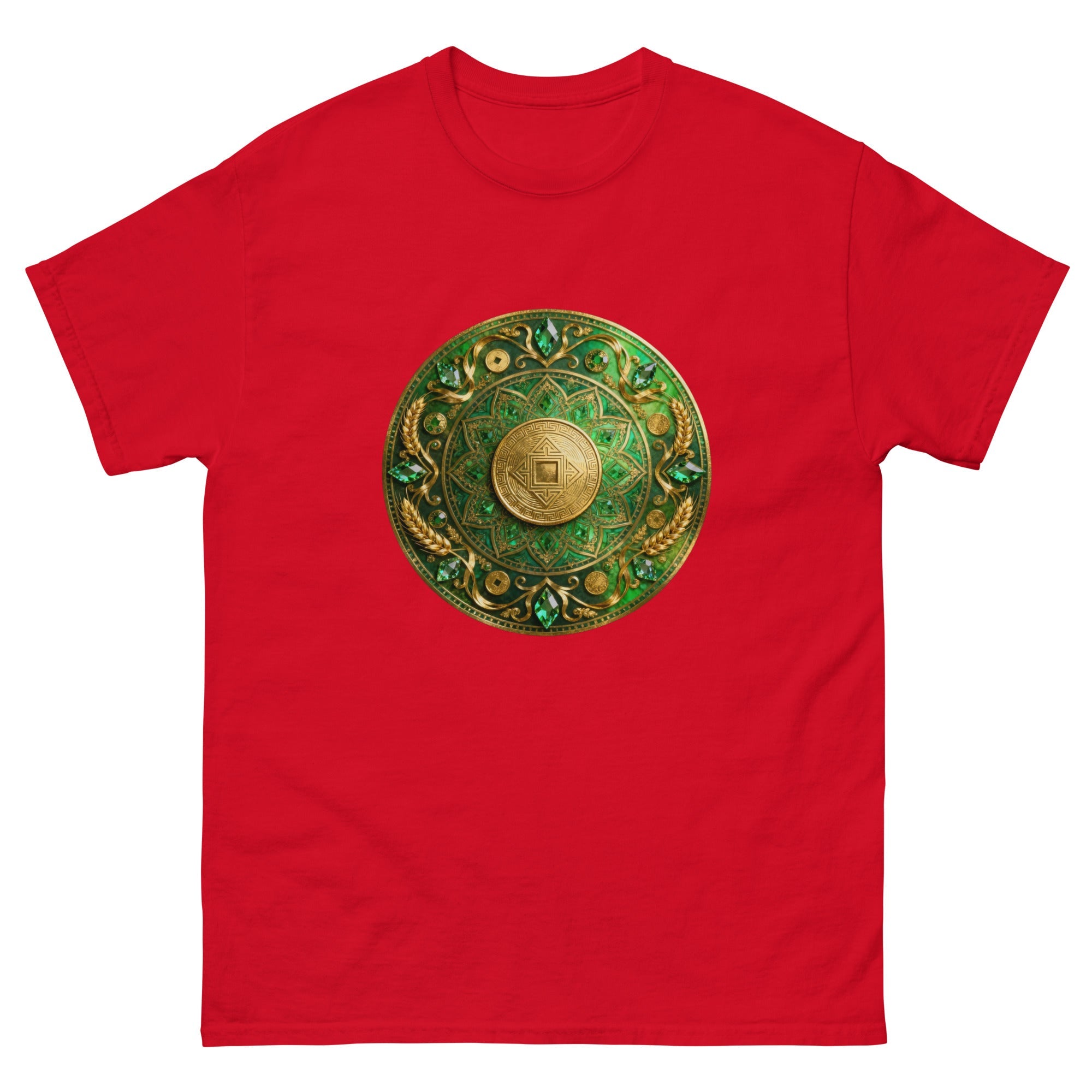 MDB Co. Prosperity Coin Mandala Classic Unisex 100% Cotton Everyday Tee