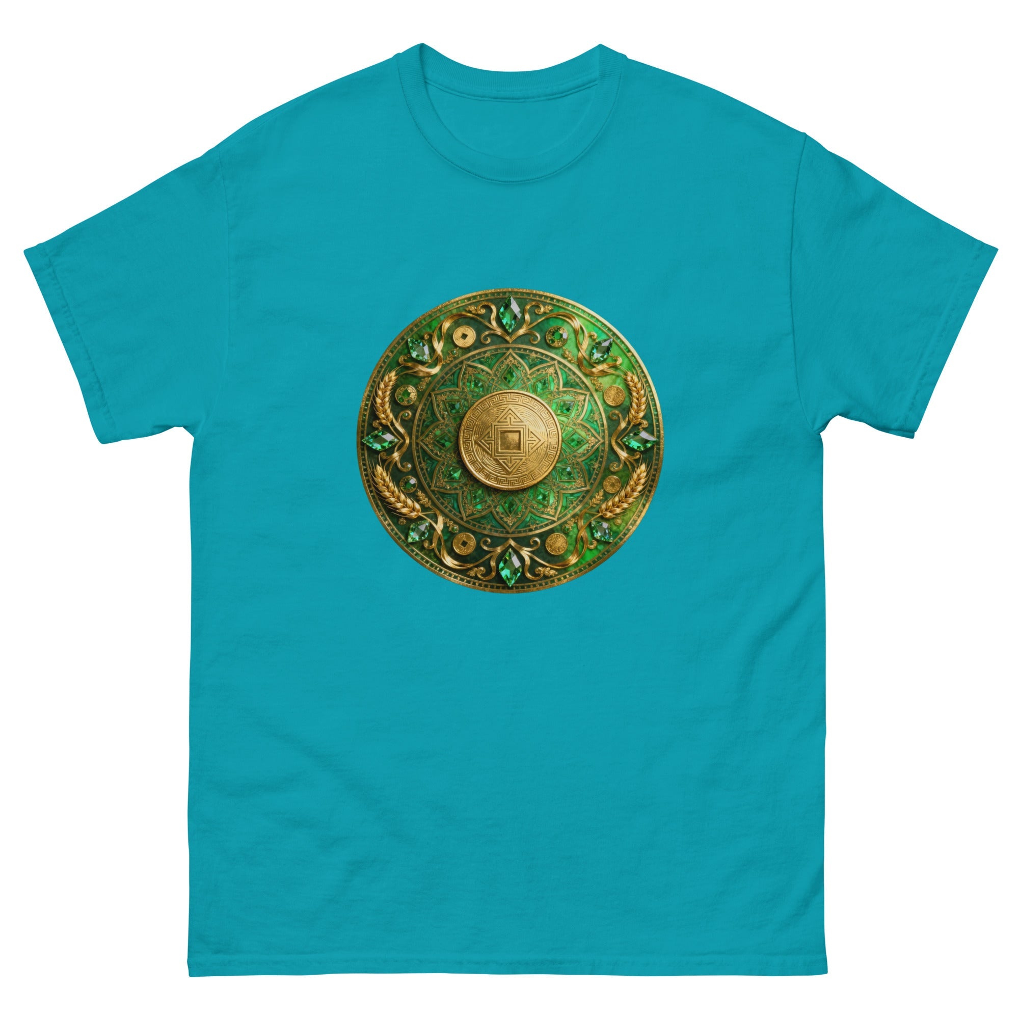 MDB Co. Prosperity Coin Mandala Classic Unisex 100% Cotton Everyday Tee