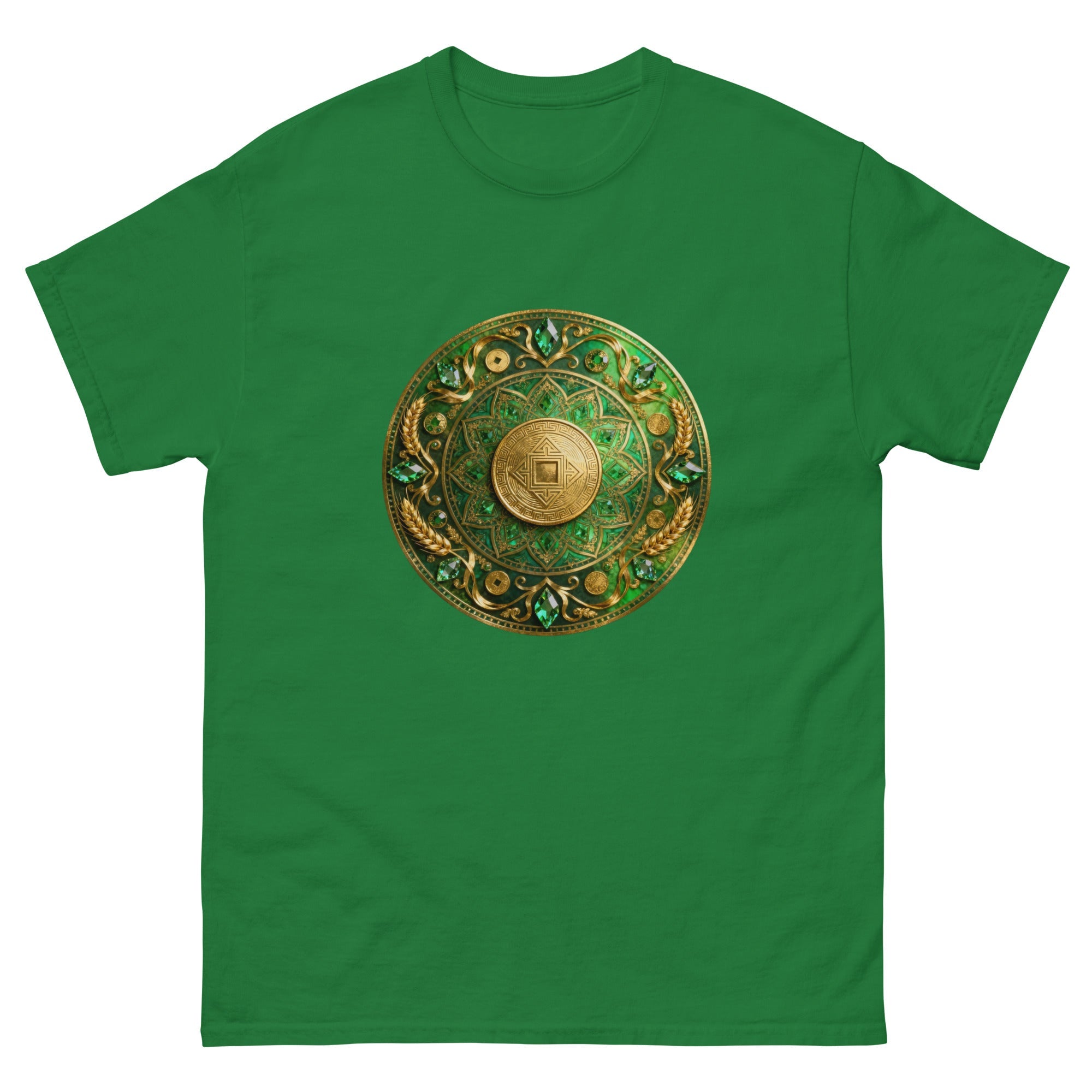 MDB Co. Prosperity Coin Mandala Classic Unisex 100% Cotton Everyday Tee