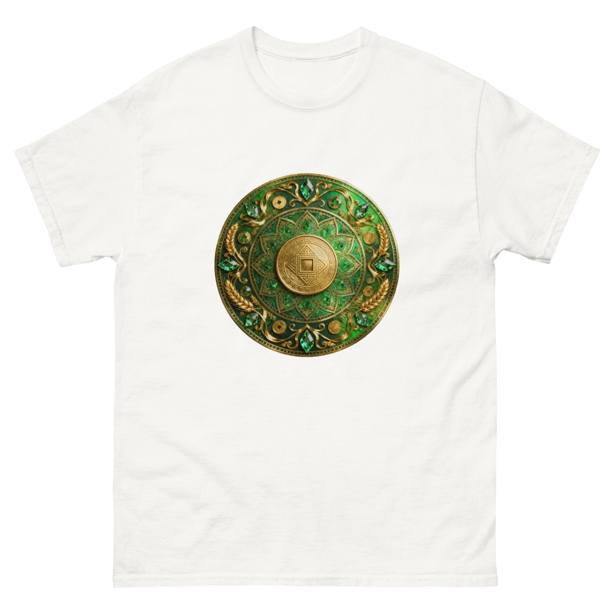 MDB Co. Prosperity Coin Mandala Classic Unisex 100% Cotton Everyday Tee