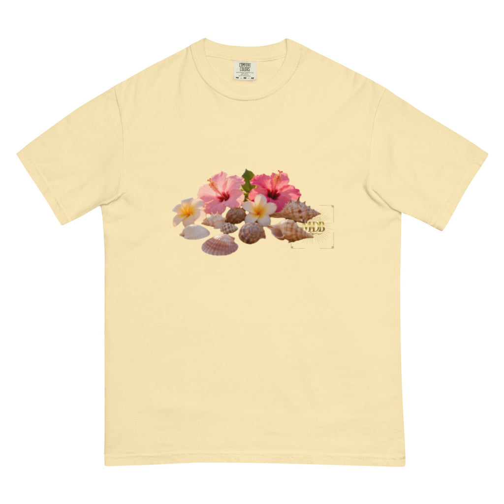 MDB Co. "FLORAL FORTUNE" Unisex garment-dyed heavyweight t-shirt