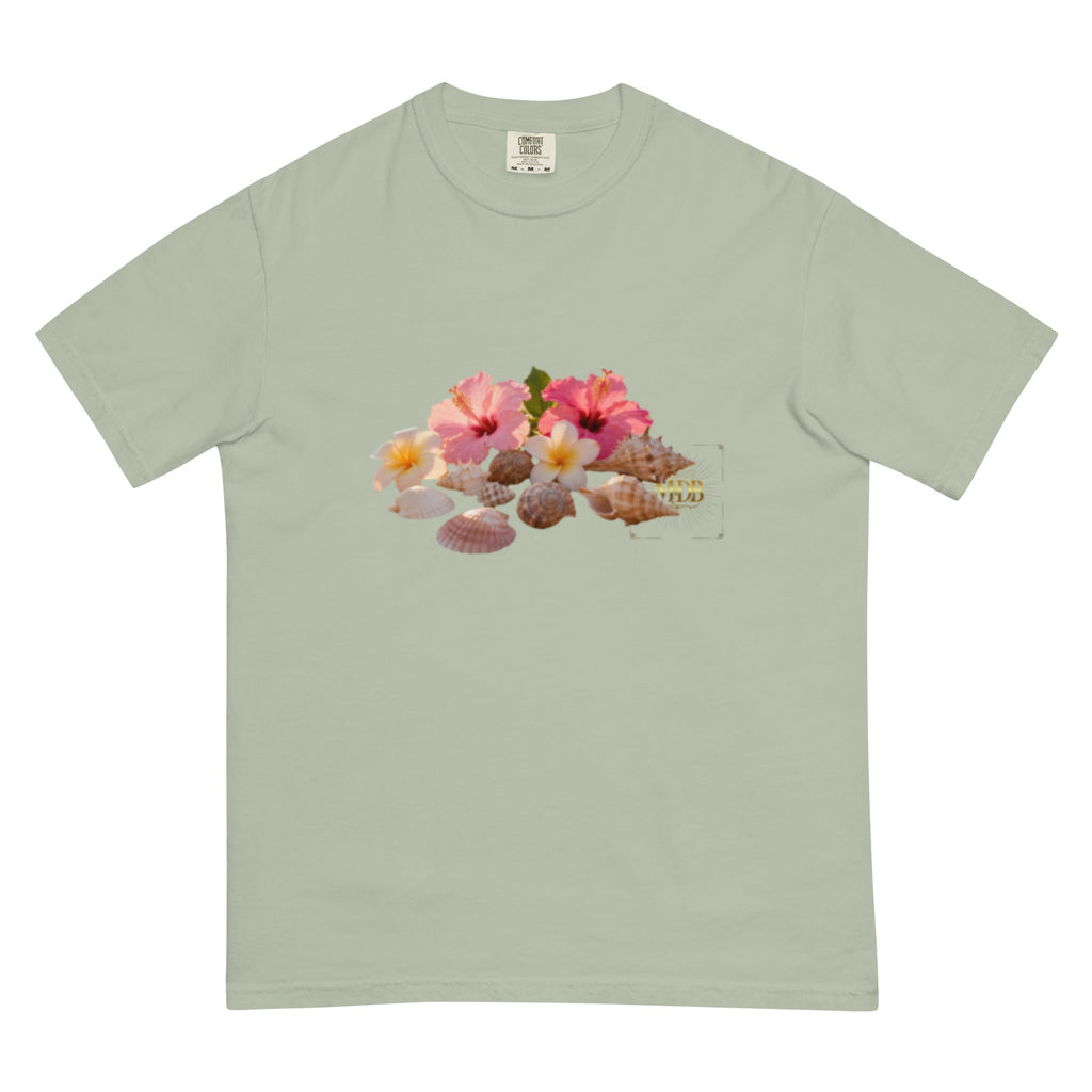 MDB Co. "FLORAL FORTUNE" Unisex garment-dyed heavyweight t-shirt
