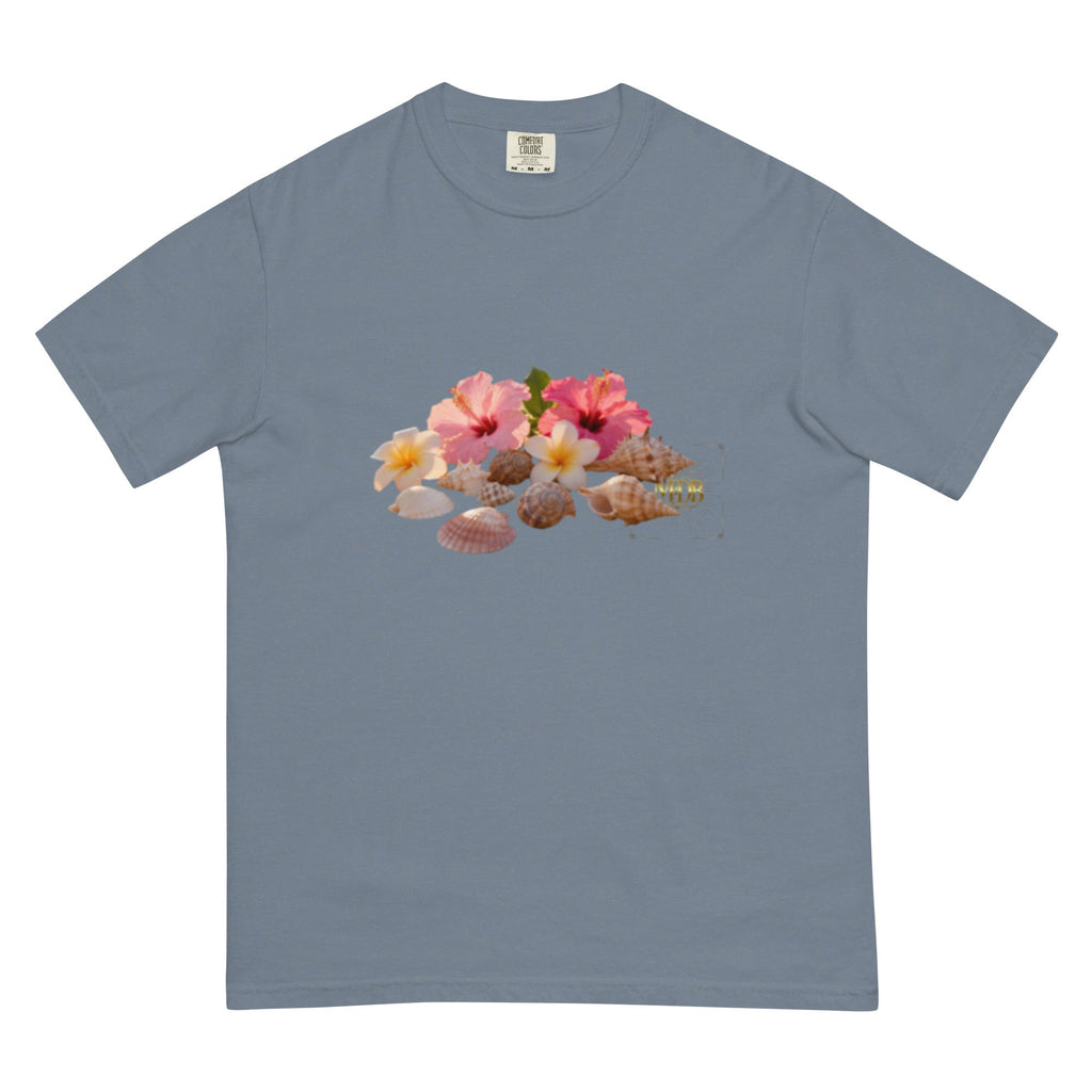 MDB Co. "FLORAL FORTUNE" Unisex garment-dyed heavyweight t-shirt