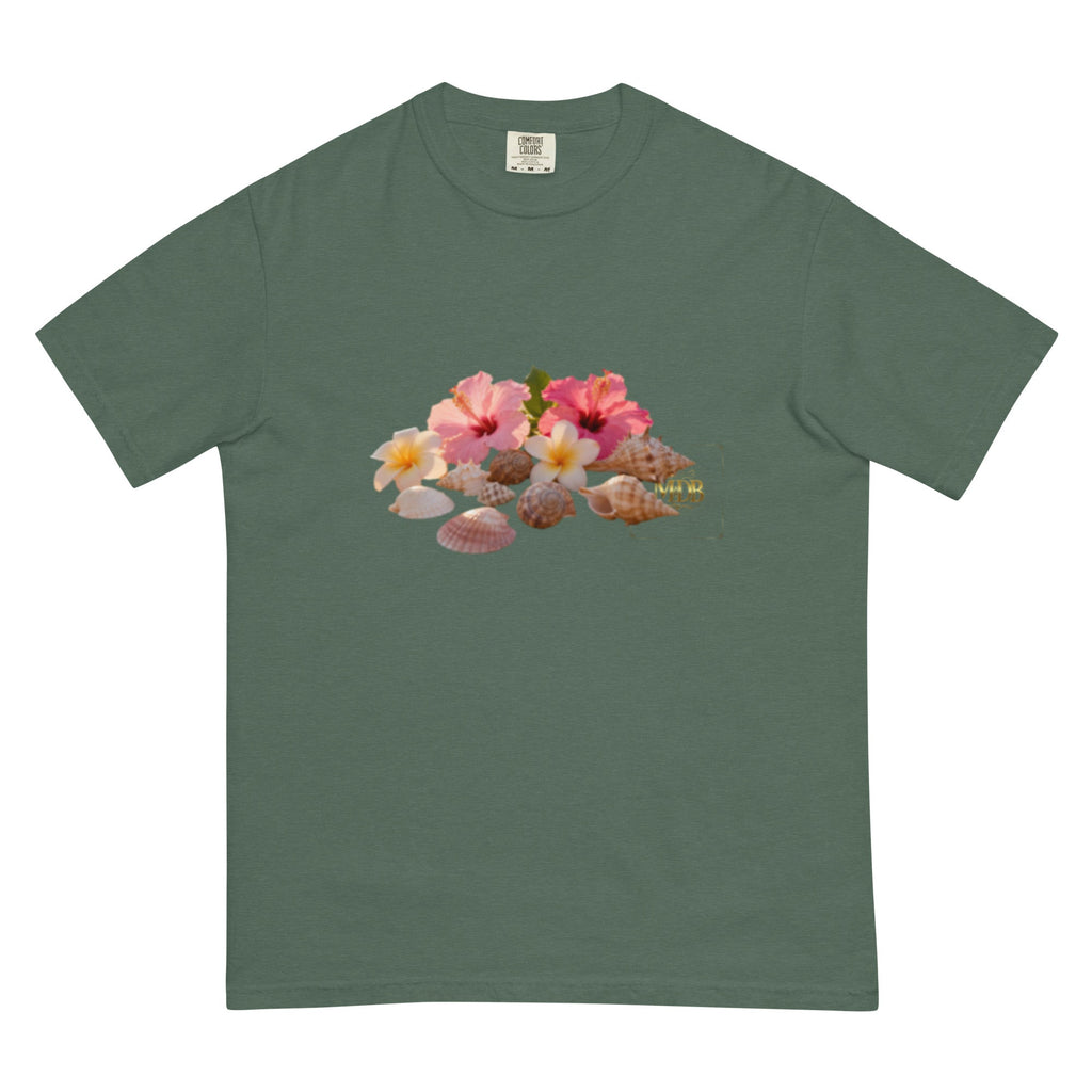 MDB Co. "FLORAL FORTUNE" Unisex garment-dyed heavyweight t-shirt