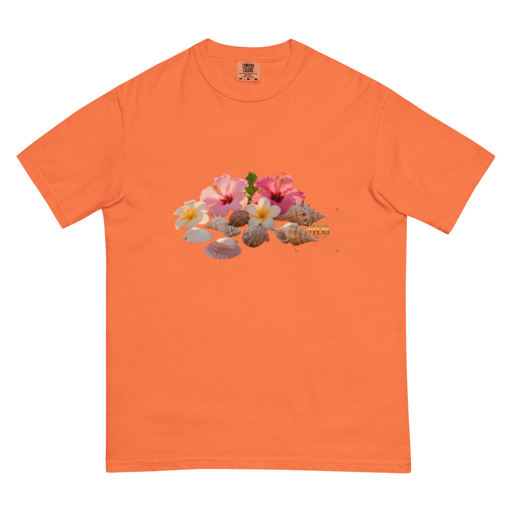 MDB Co. "FLORAL FORTUNE" Unisex garment-dyed heavyweight t-shirt