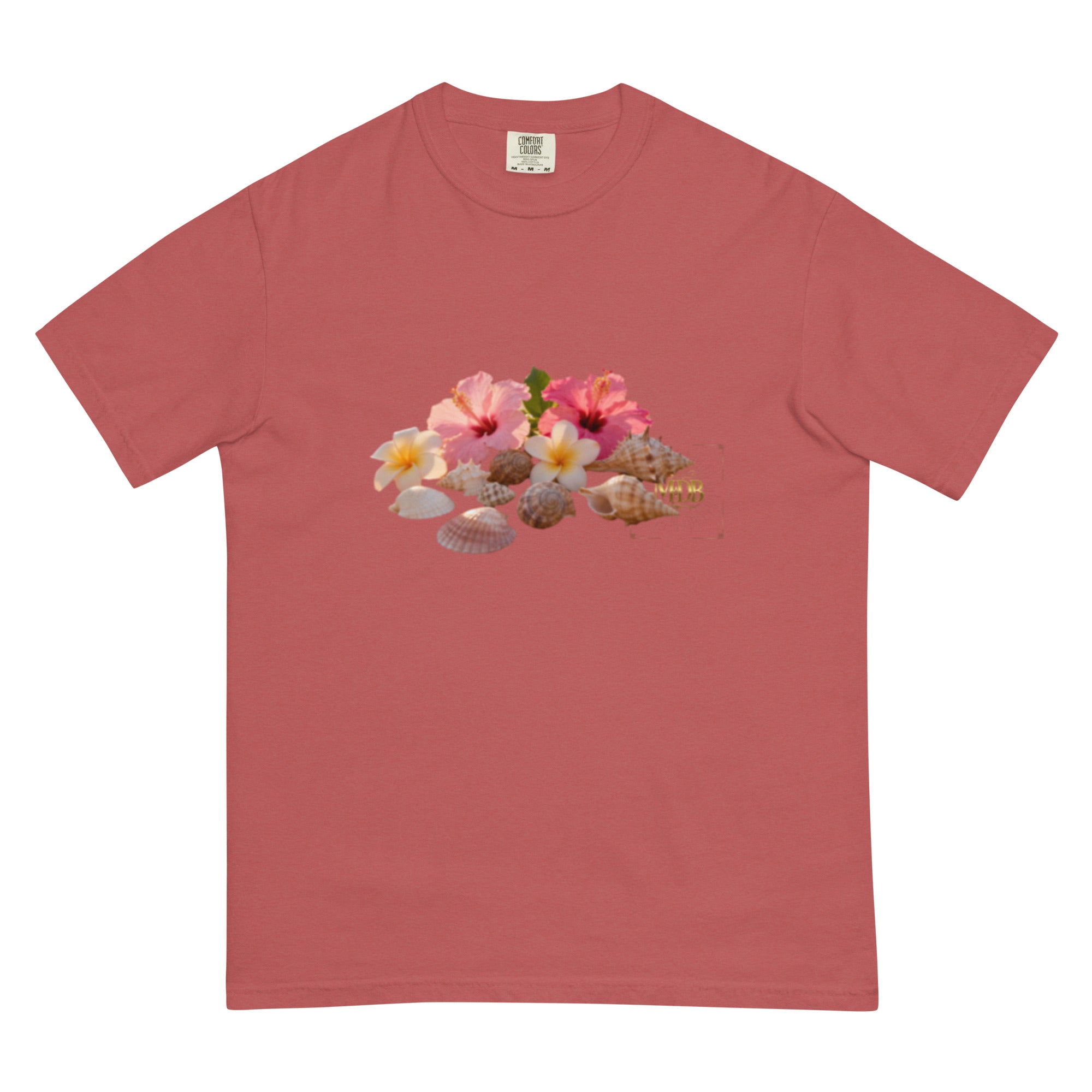 MDB Co. "FLORAL FORTUNE" Unisex garment-dyed heavyweight t-shirt
