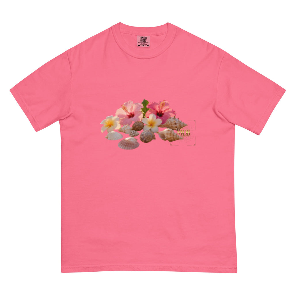 MDB Co. "FLORAL FORTUNE" Unisex garment-dyed heavyweight t-shirt