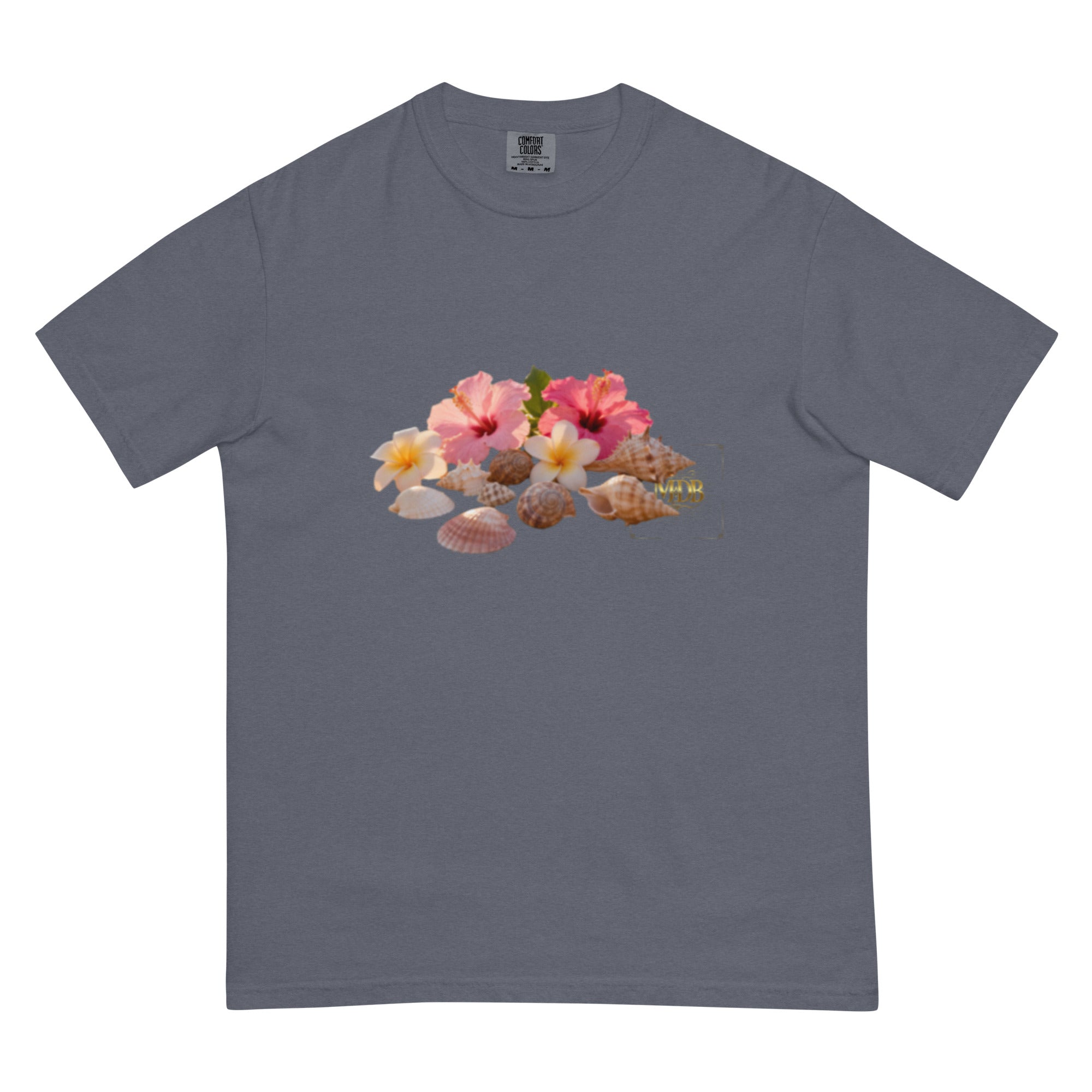 MDB Co. "FLORAL FORTUNE" Unisex garment-dyed heavyweight t-shirt