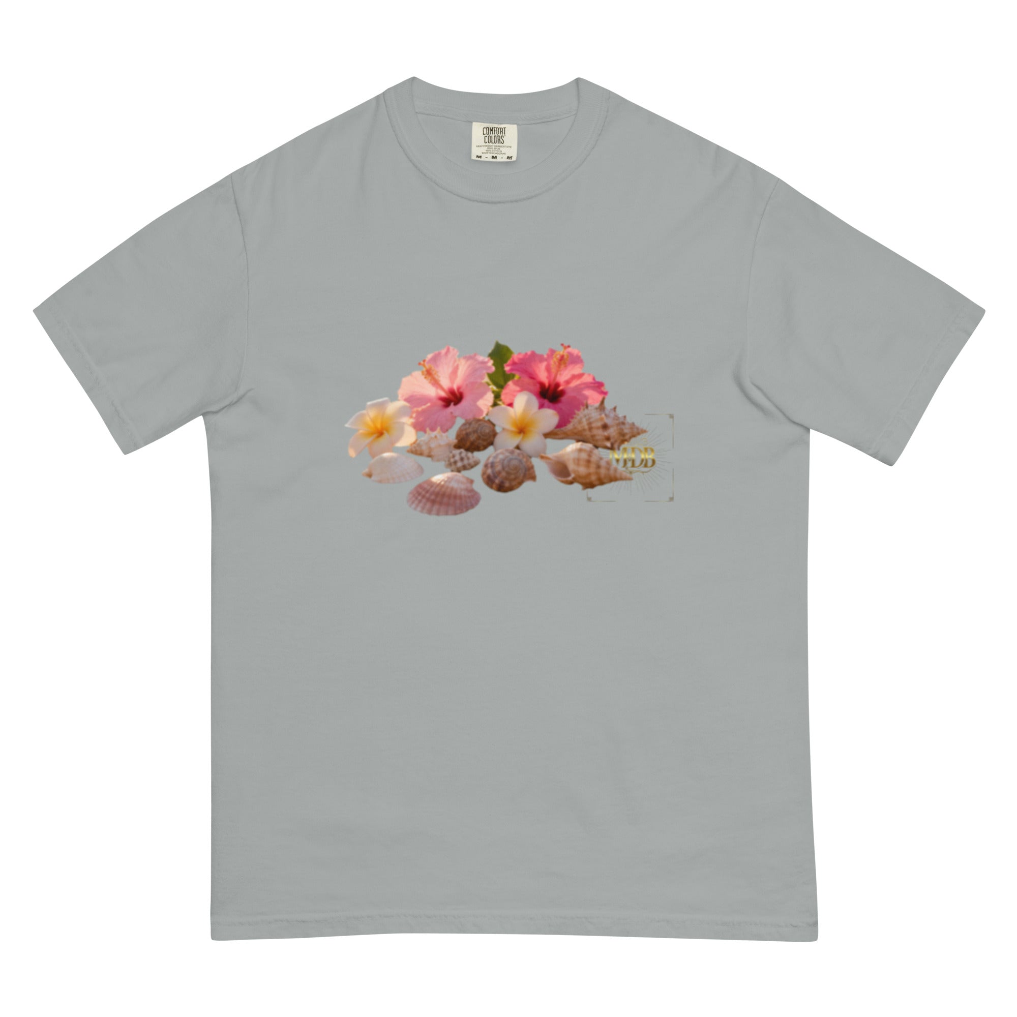 MDB Co. "FLORAL FORTUNE" Unisex garment-dyed heavyweight t-shirt