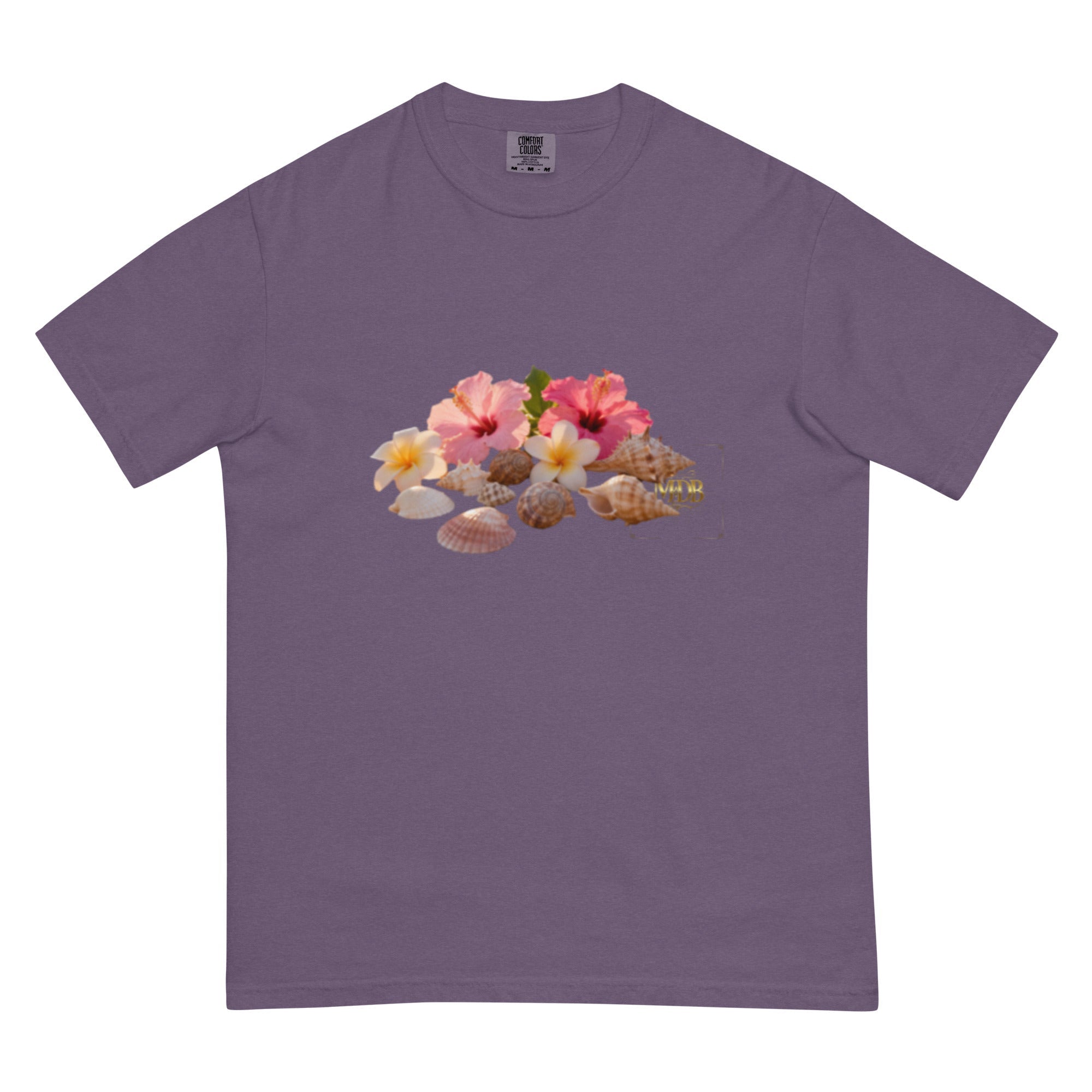 MDB Co. "FLORAL FORTUNE" Unisex garment-dyed heavyweight t-shirt