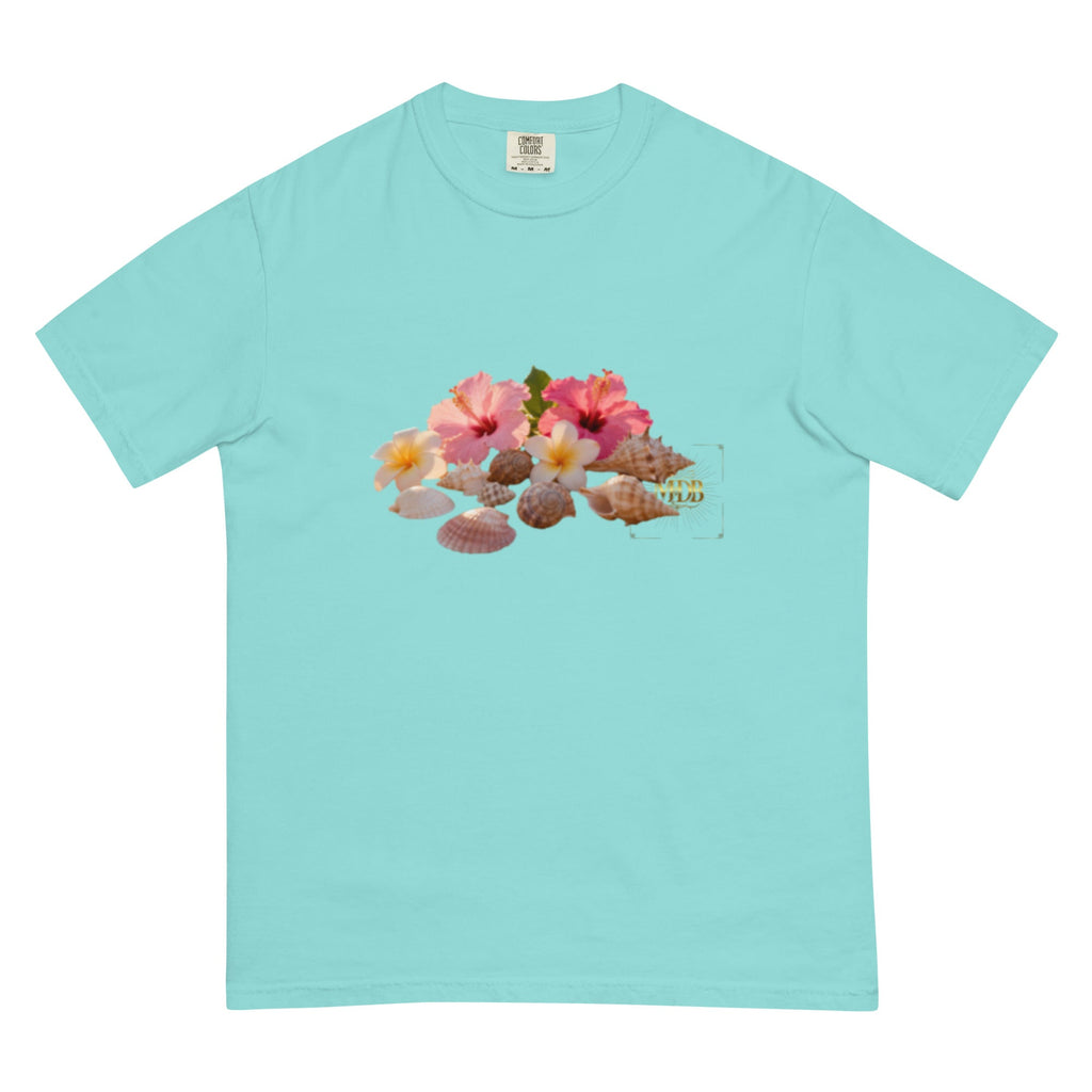 MDB Co. "FLORAL FORTUNE" Unisex garment-dyed heavyweight t-shirt