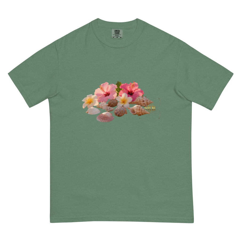 MDB Co. "FLORAL FORTUNE" Unisex garment-dyed heavyweight t-shirt