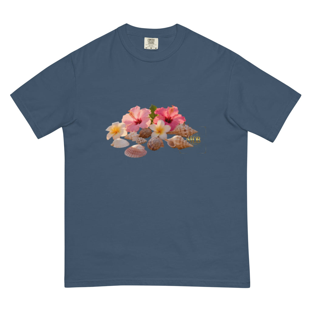 MDB Co. "FLORAL FORTUNE" Unisex garment-dyed heavyweight t-shirt