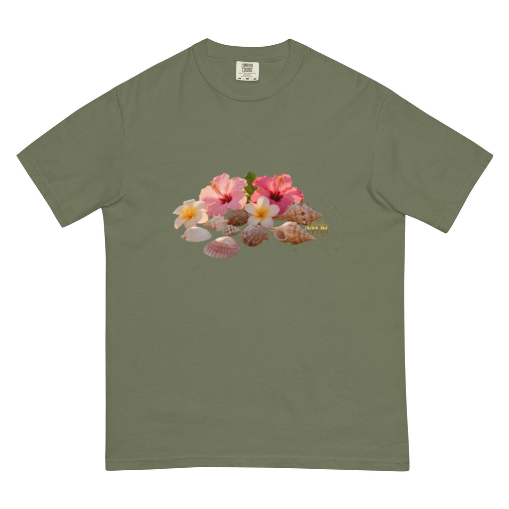 MDB Co. "FLORAL FORTUNE" Unisex garment-dyed heavyweight t-shirt