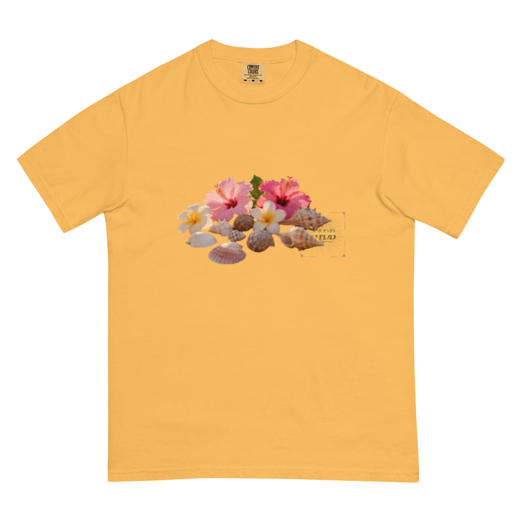 MDB Co. "FLORAL FORTUNE" Unisex garment-dyed heavyweight t-shirt