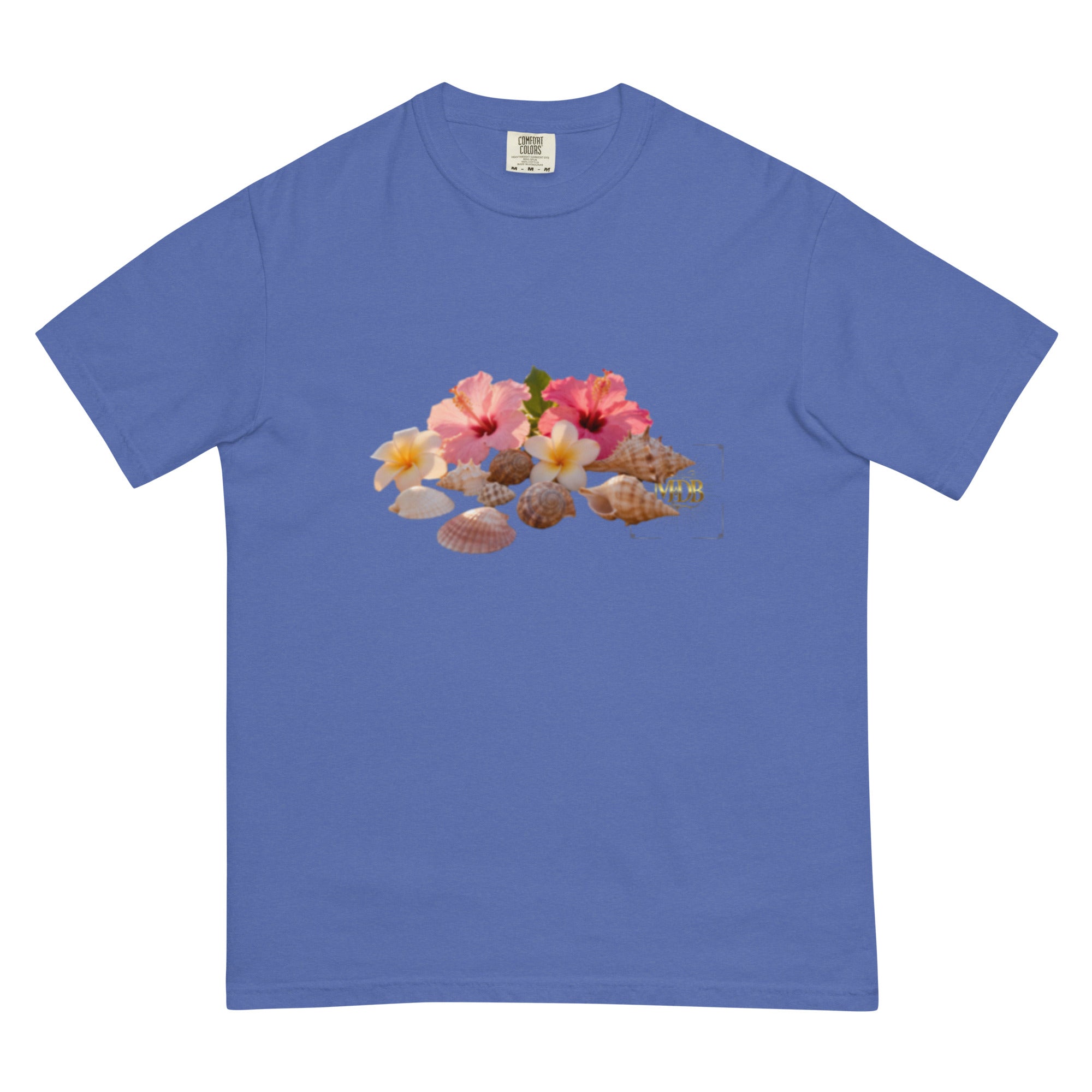 MDB Co. "FLORAL FORTUNE" Unisex garment-dyed heavyweight t-shirt