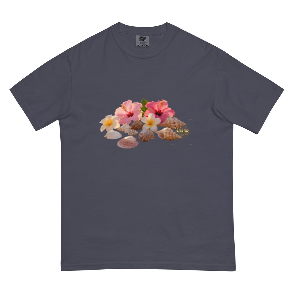 MDB Co. "FLORAL FORTUNE" Unisex garment-dyed heavyweight t-shirt