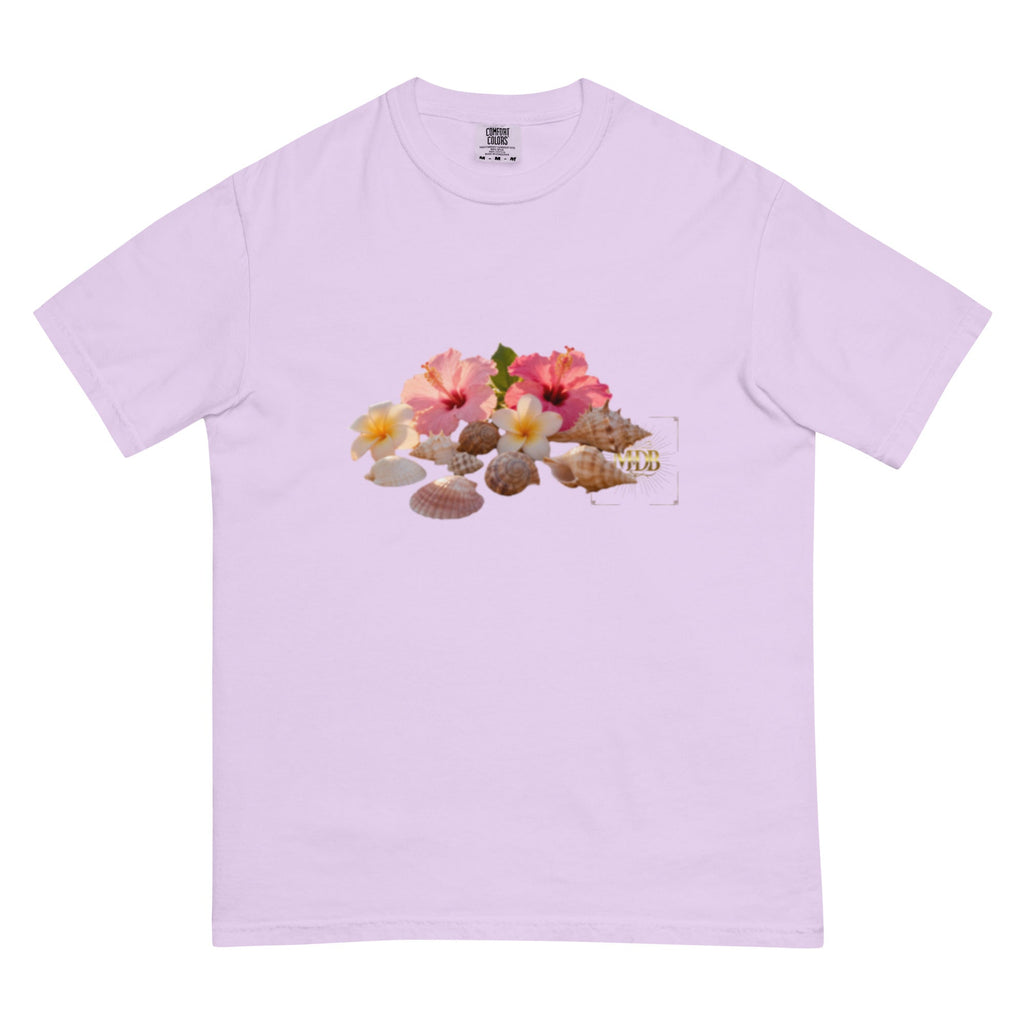 MDB Co. "FLORAL FORTUNE" Unisex garment-dyed heavyweight t-shirt