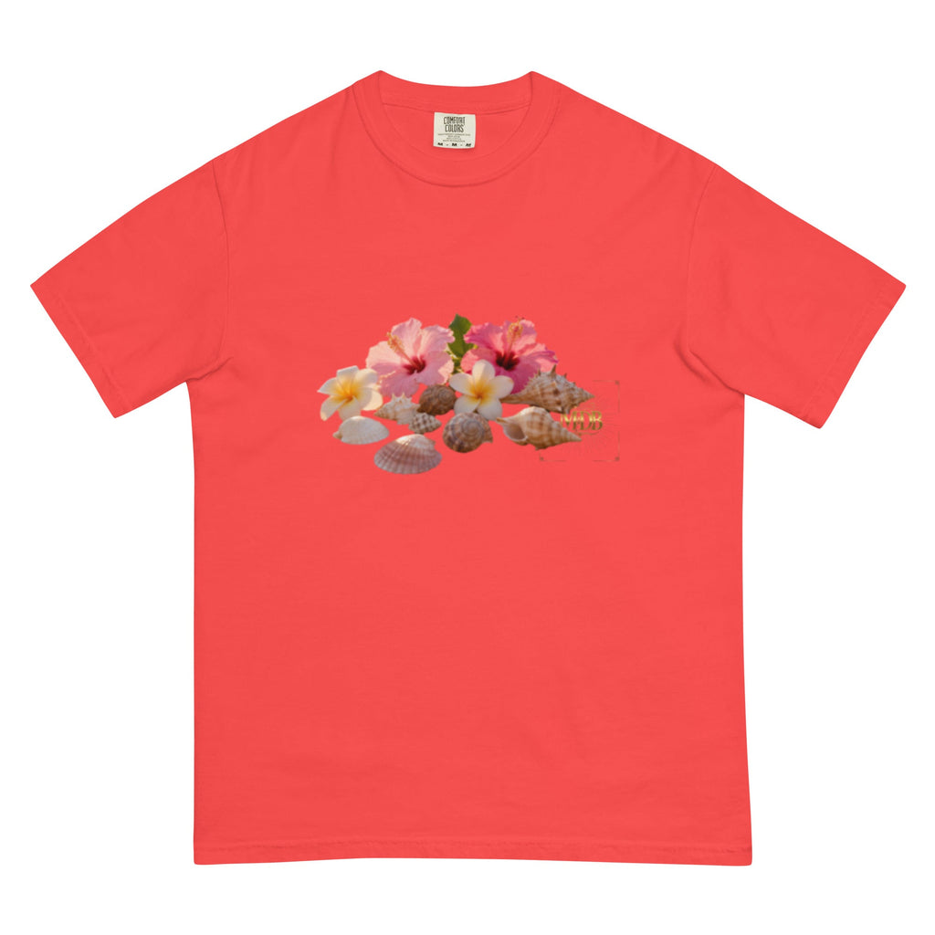 MDB Co. "FLORAL FORTUNE" Unisex garment-dyed heavyweight t-shirt