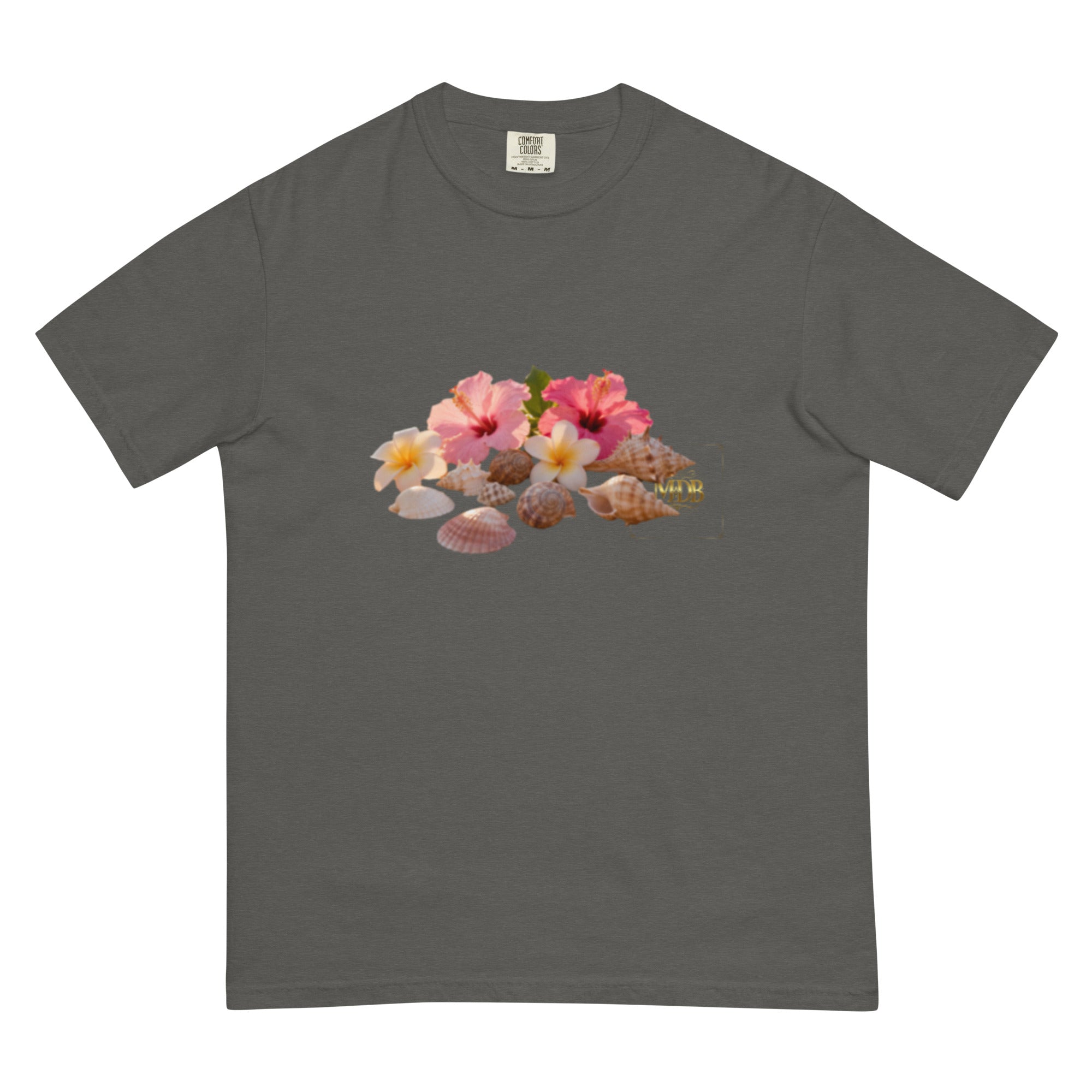 MDB Co. "FLORAL FORTUNE" Unisex garment-dyed heavyweight t-shirt